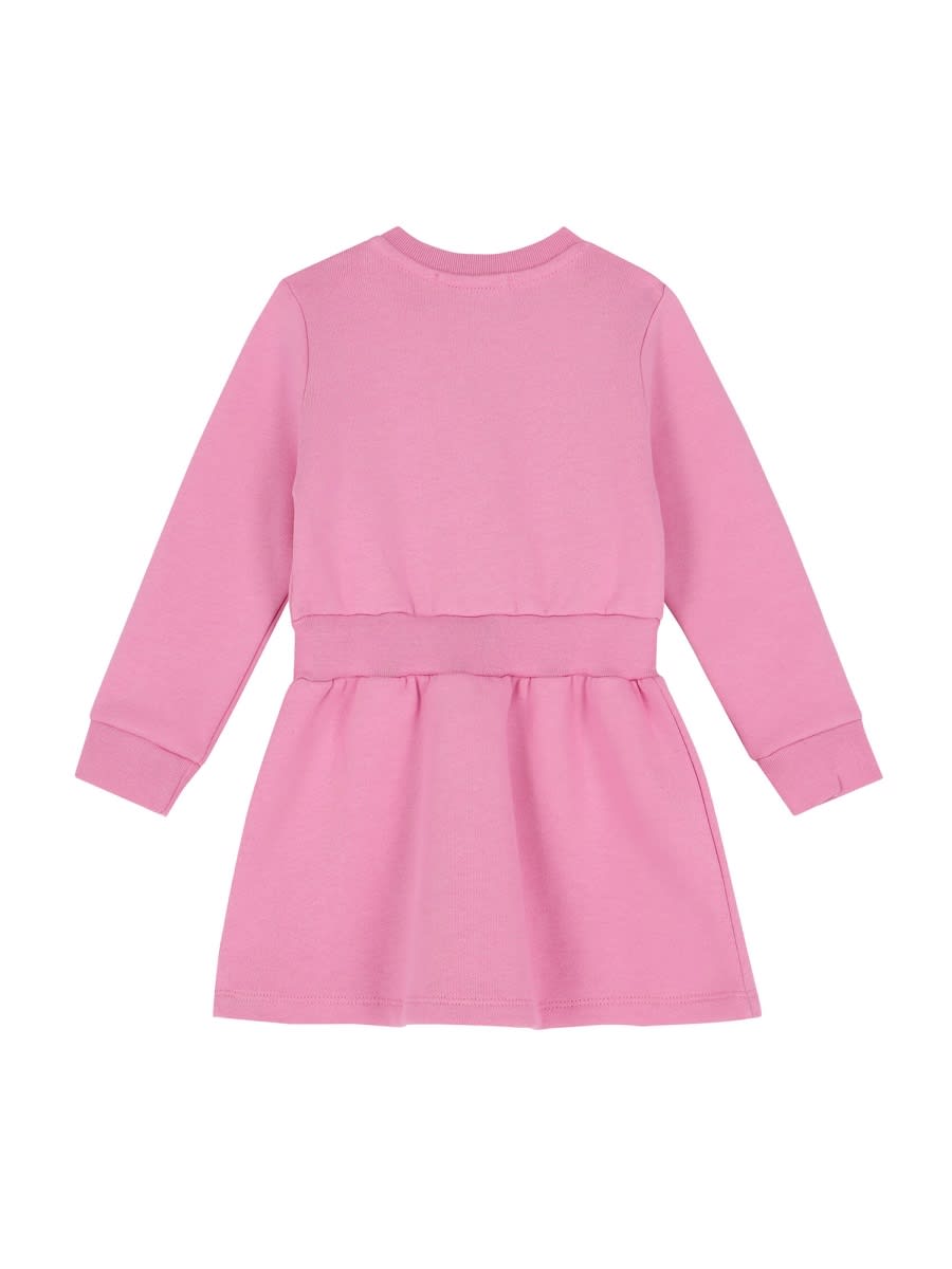 Msgm Sweatshirt Dress In Pink