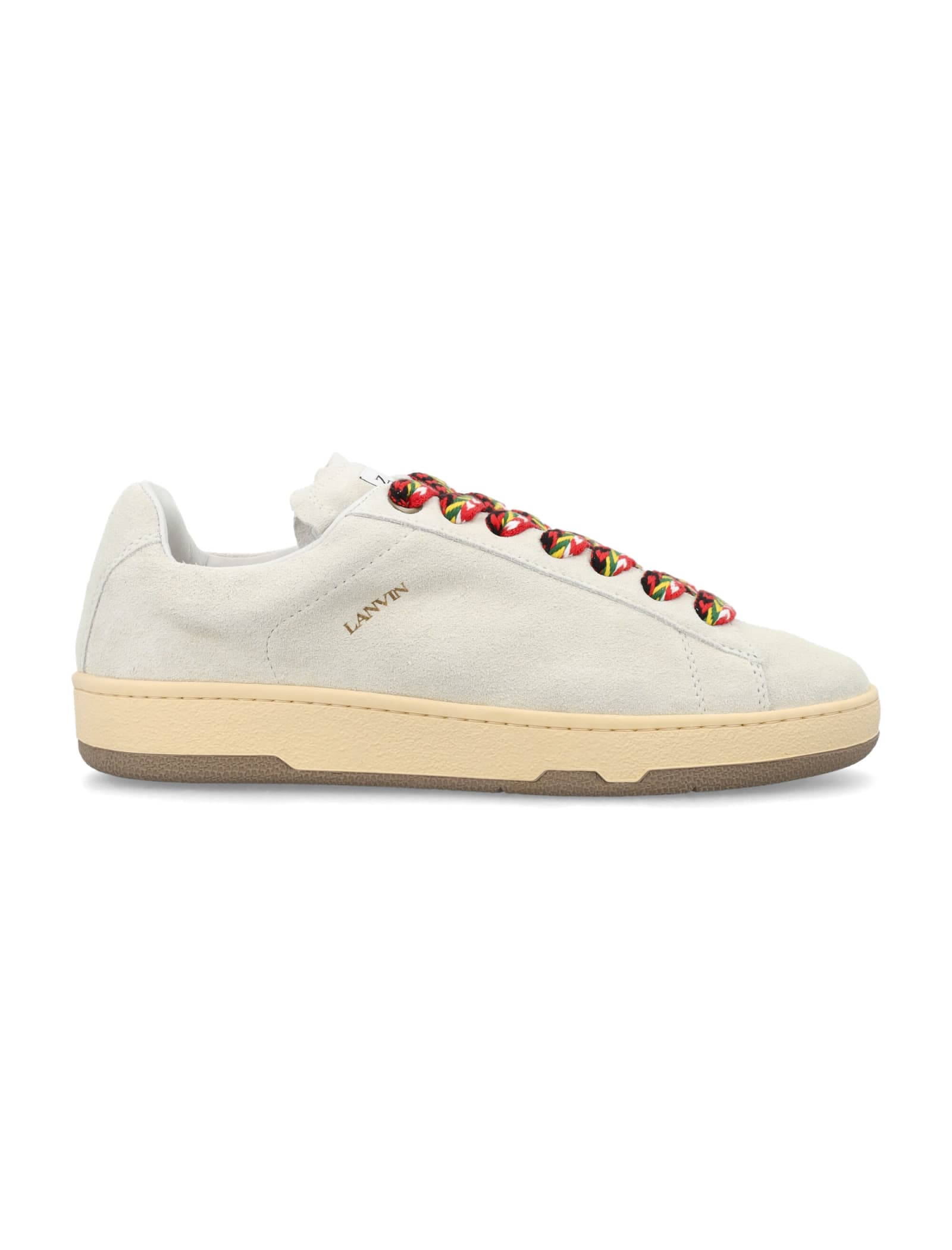 Shop Lanvin Lite Curb Low Top Sneakers In White