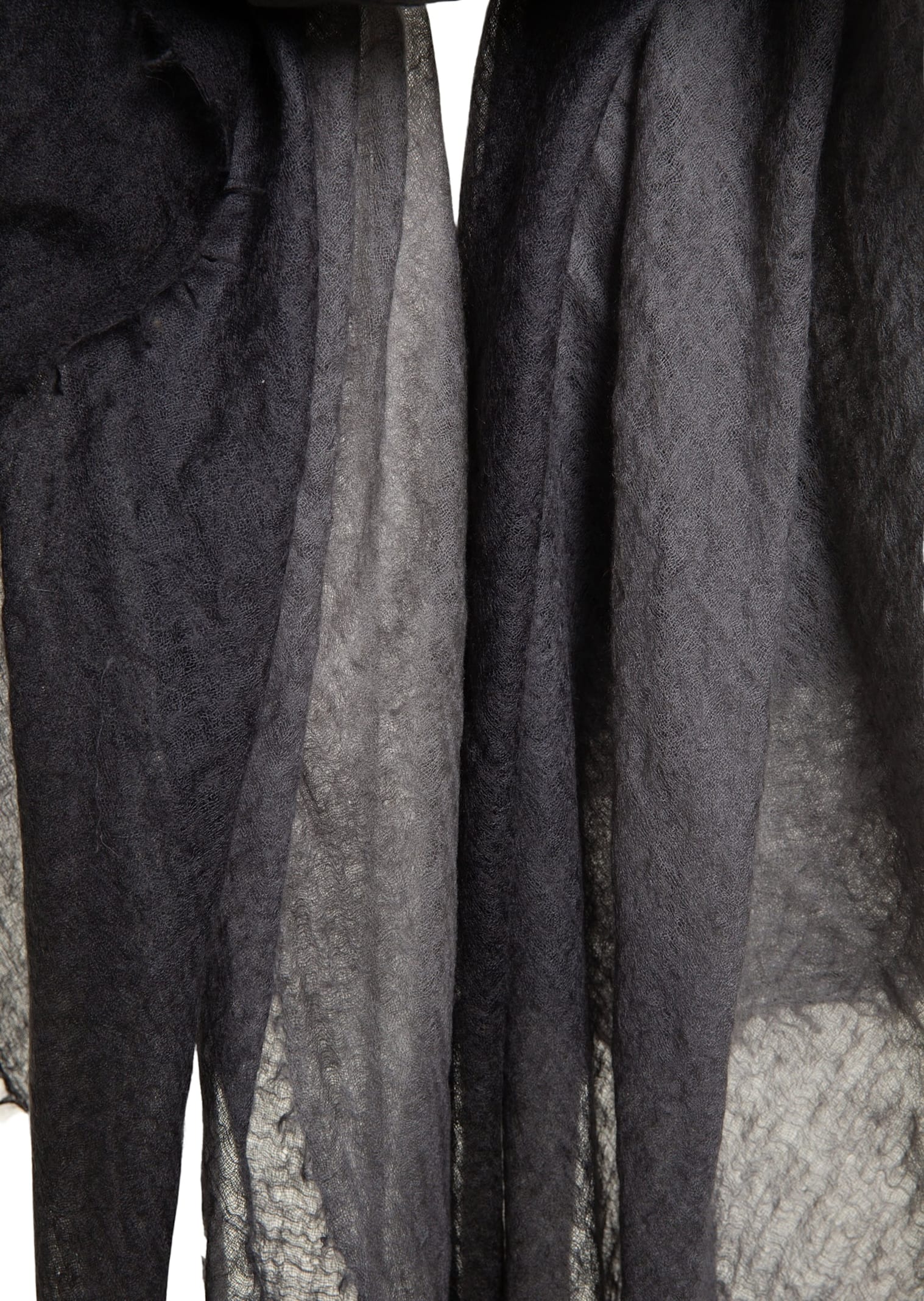 Mirror In The Sky Souffle Semi Felted Ombree Ends In Black