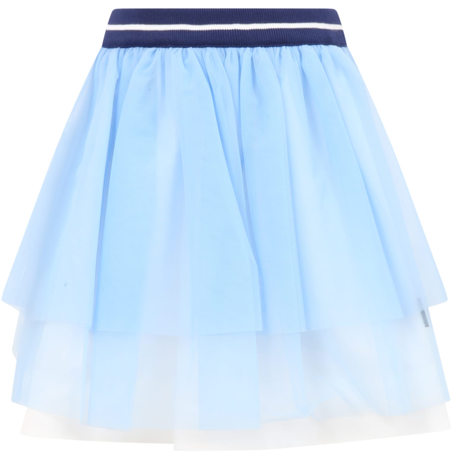 Simonetta Light Blue Skirt For Girl