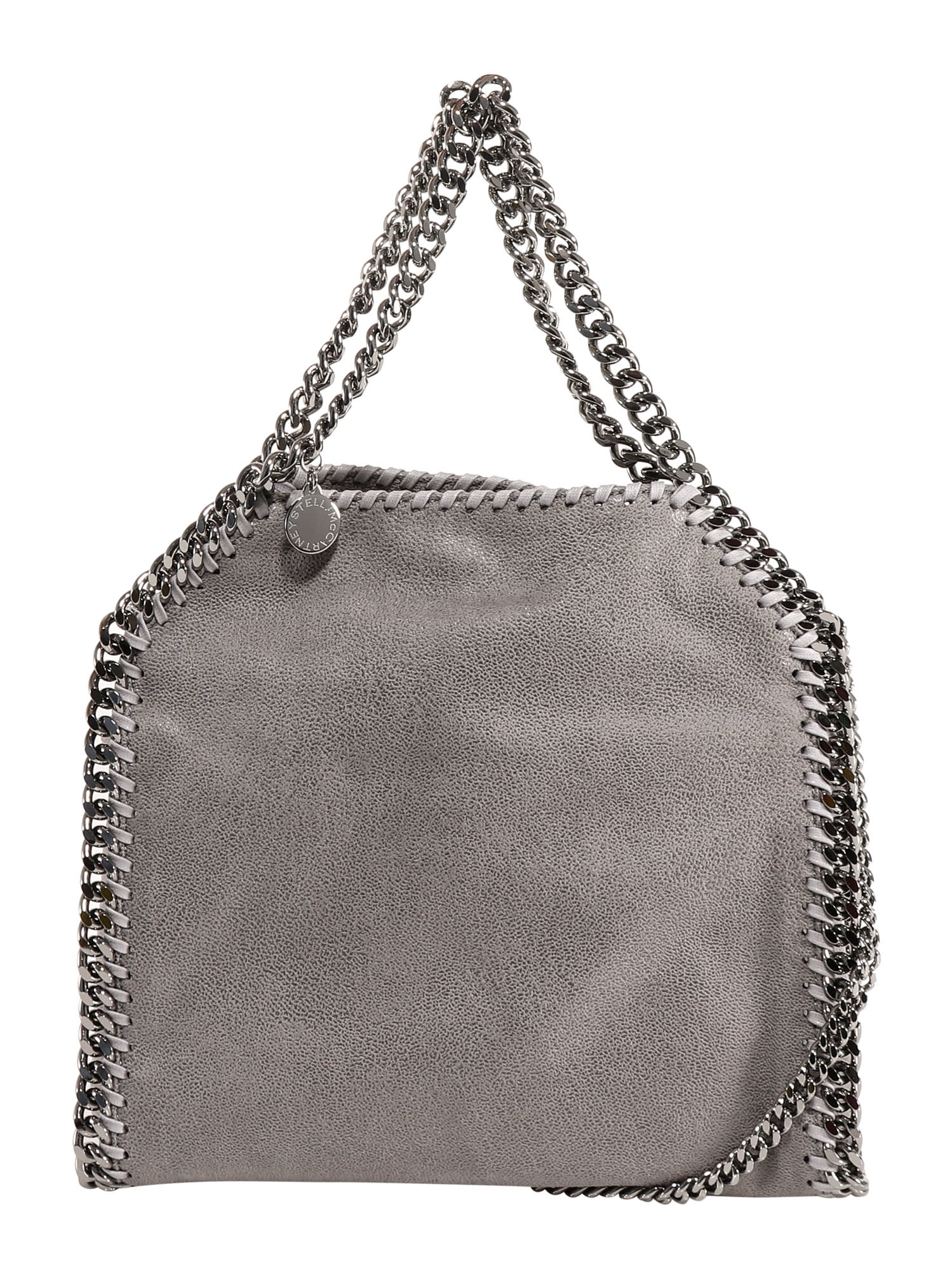 Shop Stella Mccartney Falabella Shoulder Bag In Grey