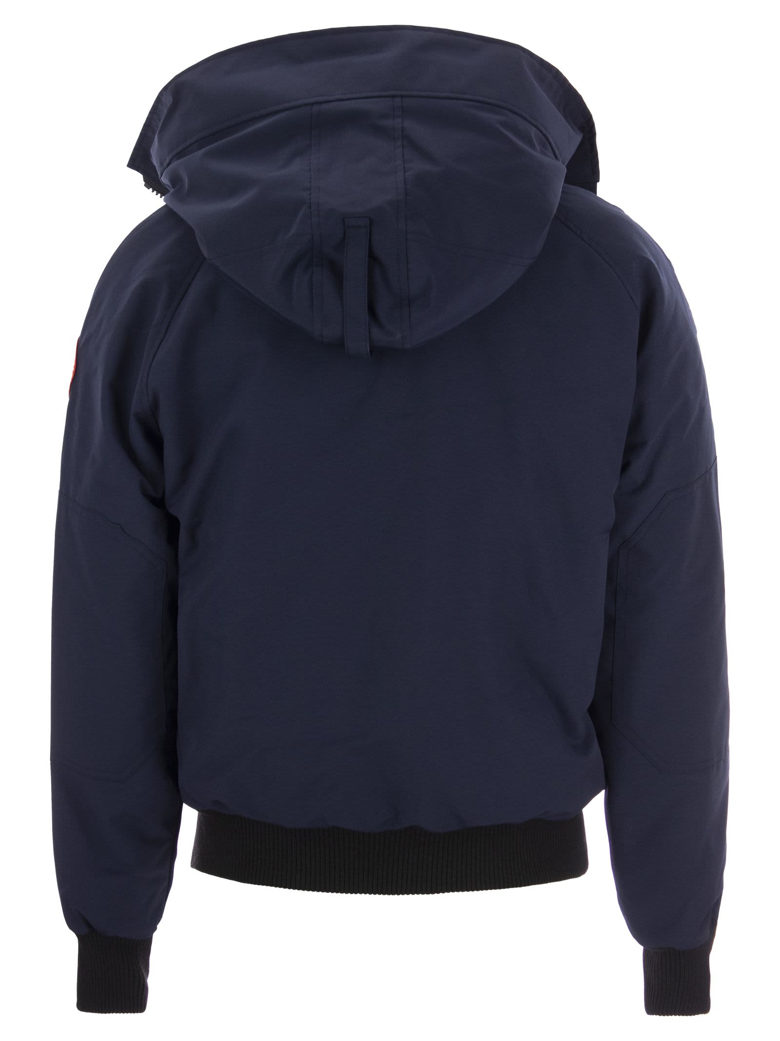 Shop Canada Goose Chilliwack - Hooded Bomber Jacket In Navy