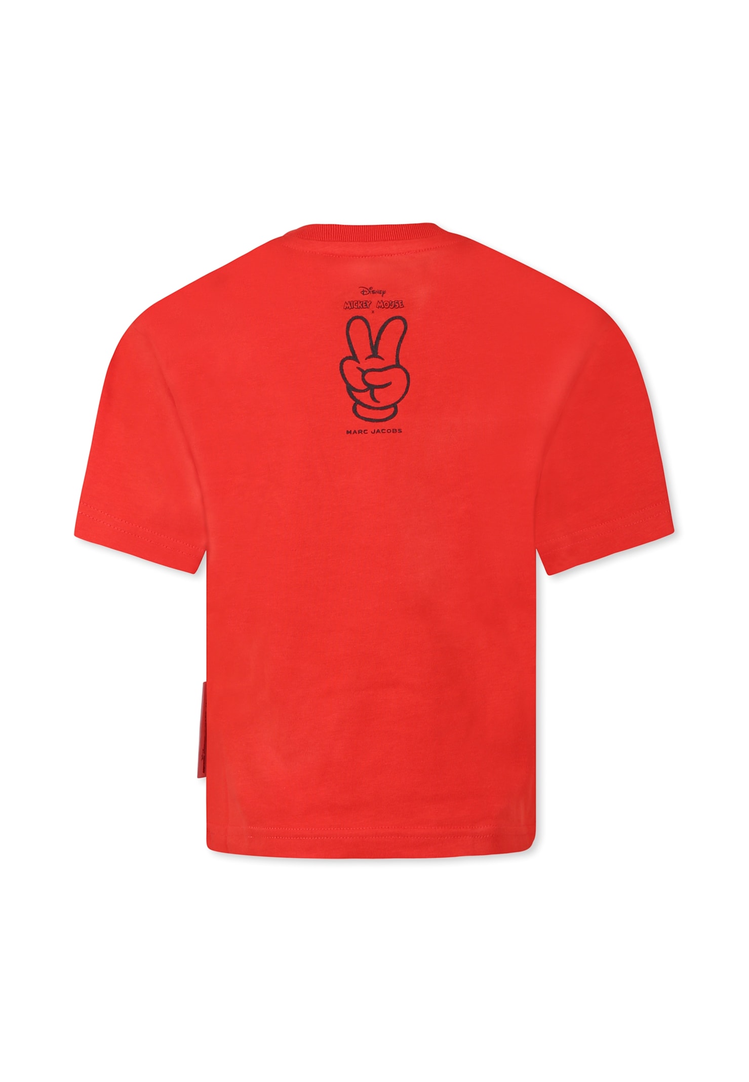 Marc Jacobs Red T-shirt For Boy With Mickey Mouse In Red
