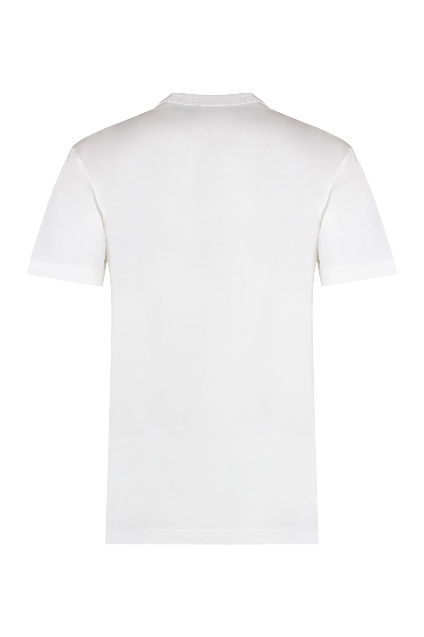 Shop Pucci Logo Print T-shirt In Bianco