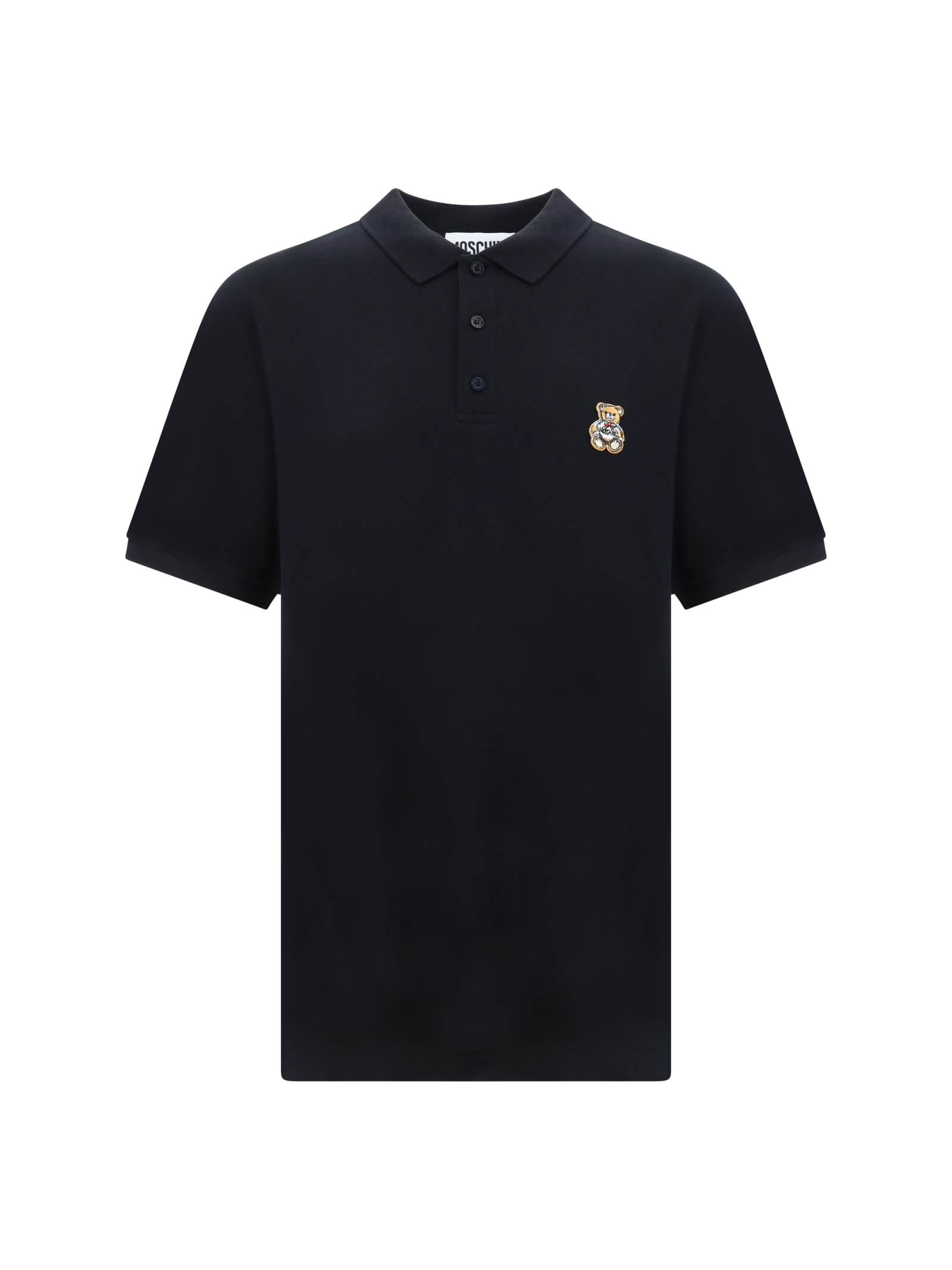 Moschino Polo Shirt In Black