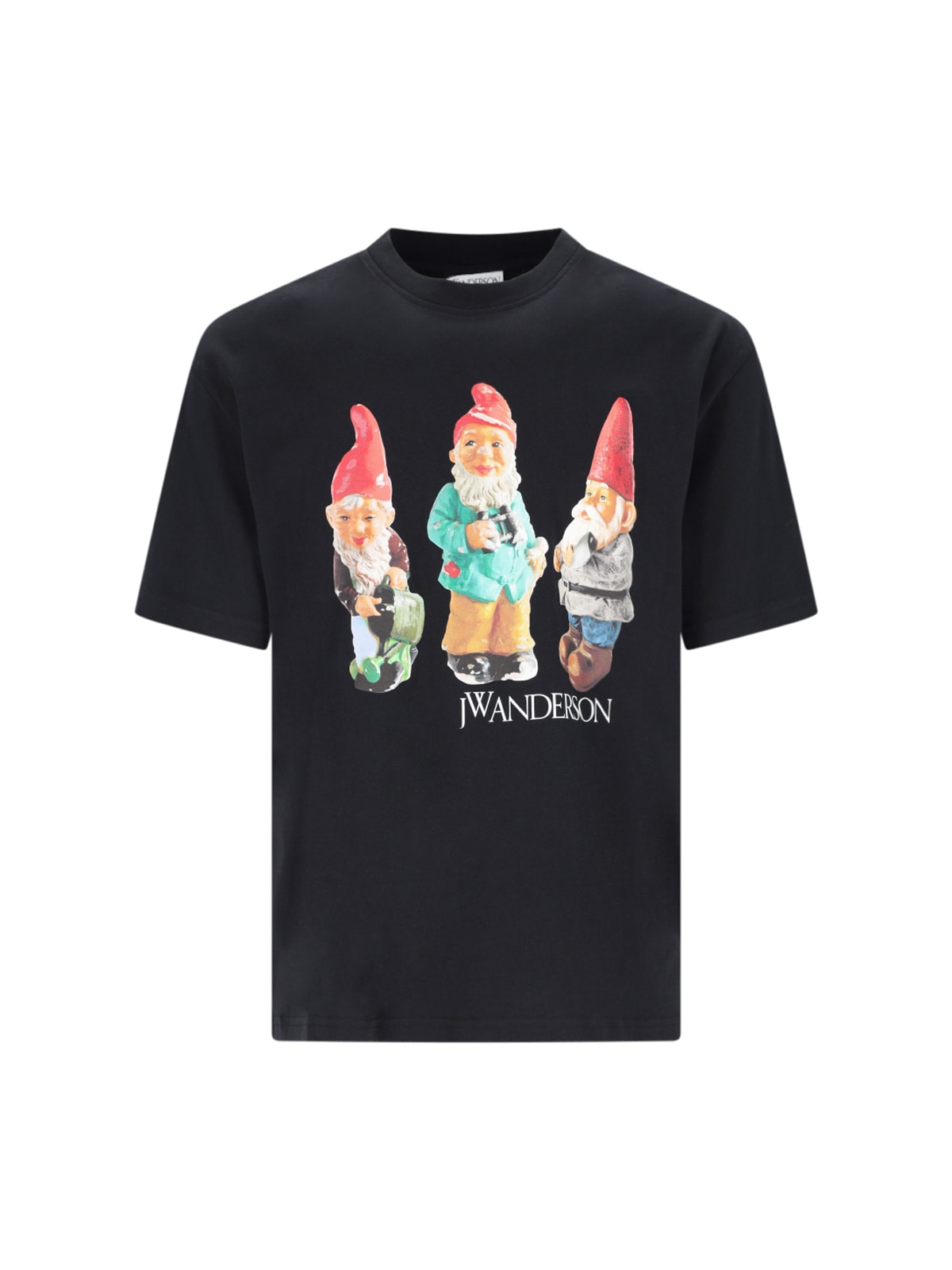 Shop Jw Anderson Printed T-shirt In Black
