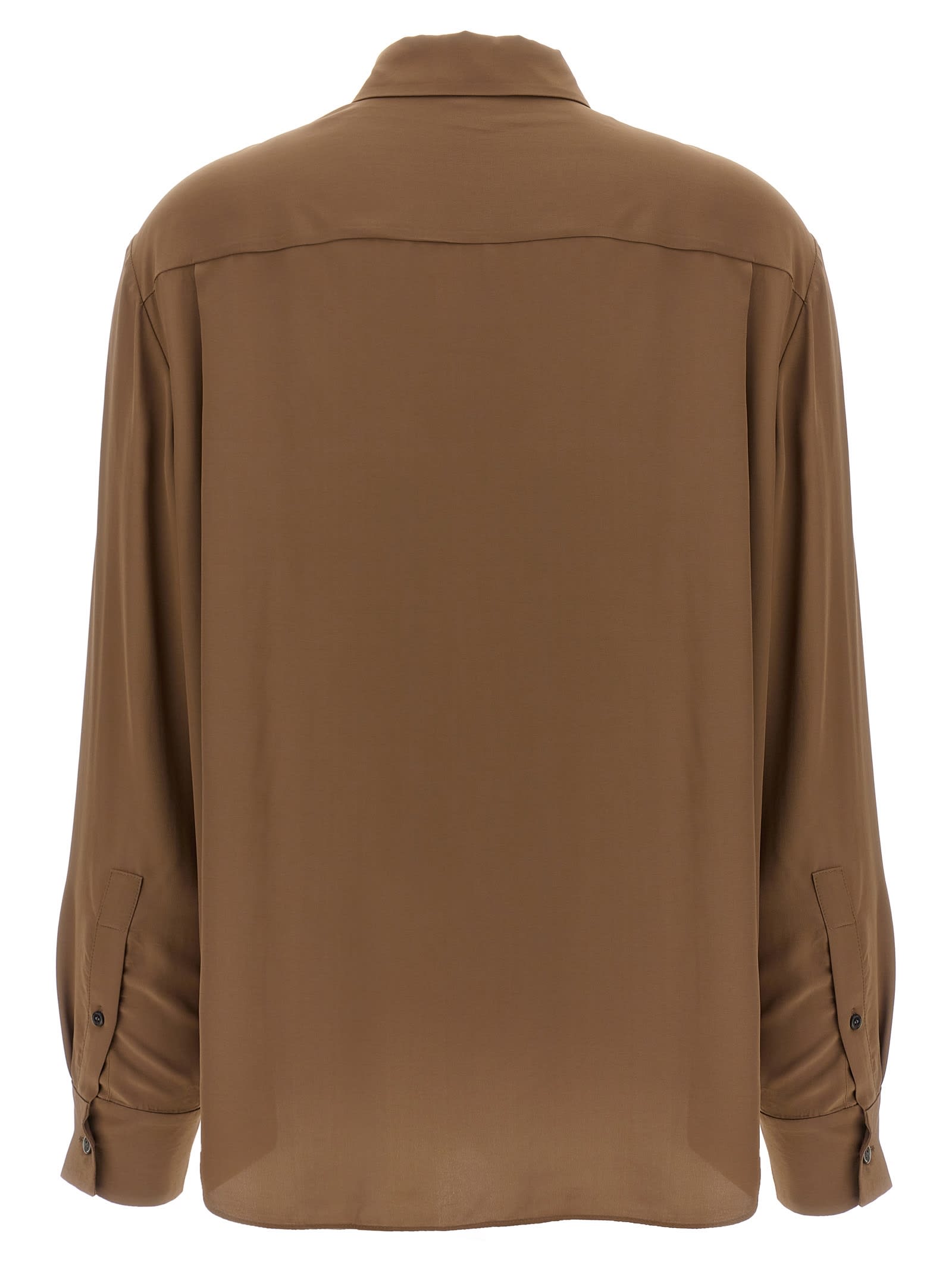 Shop Theory Os Shirt In Brown