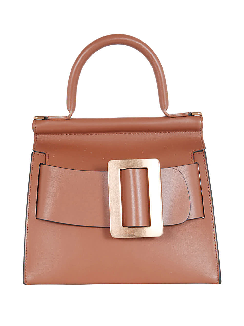 Boyy Karl 24 Gold Buckle Handbag In Russet