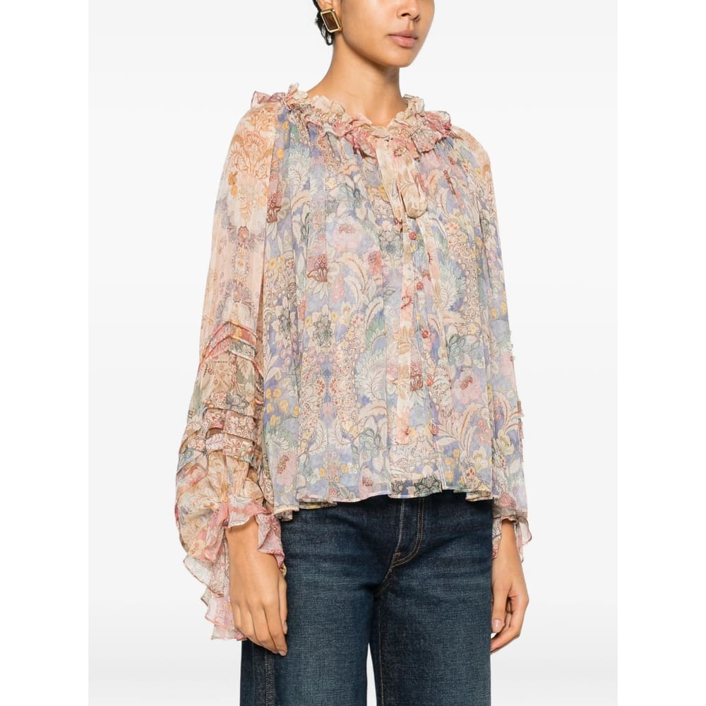 Zimmermann Shirt In Pink