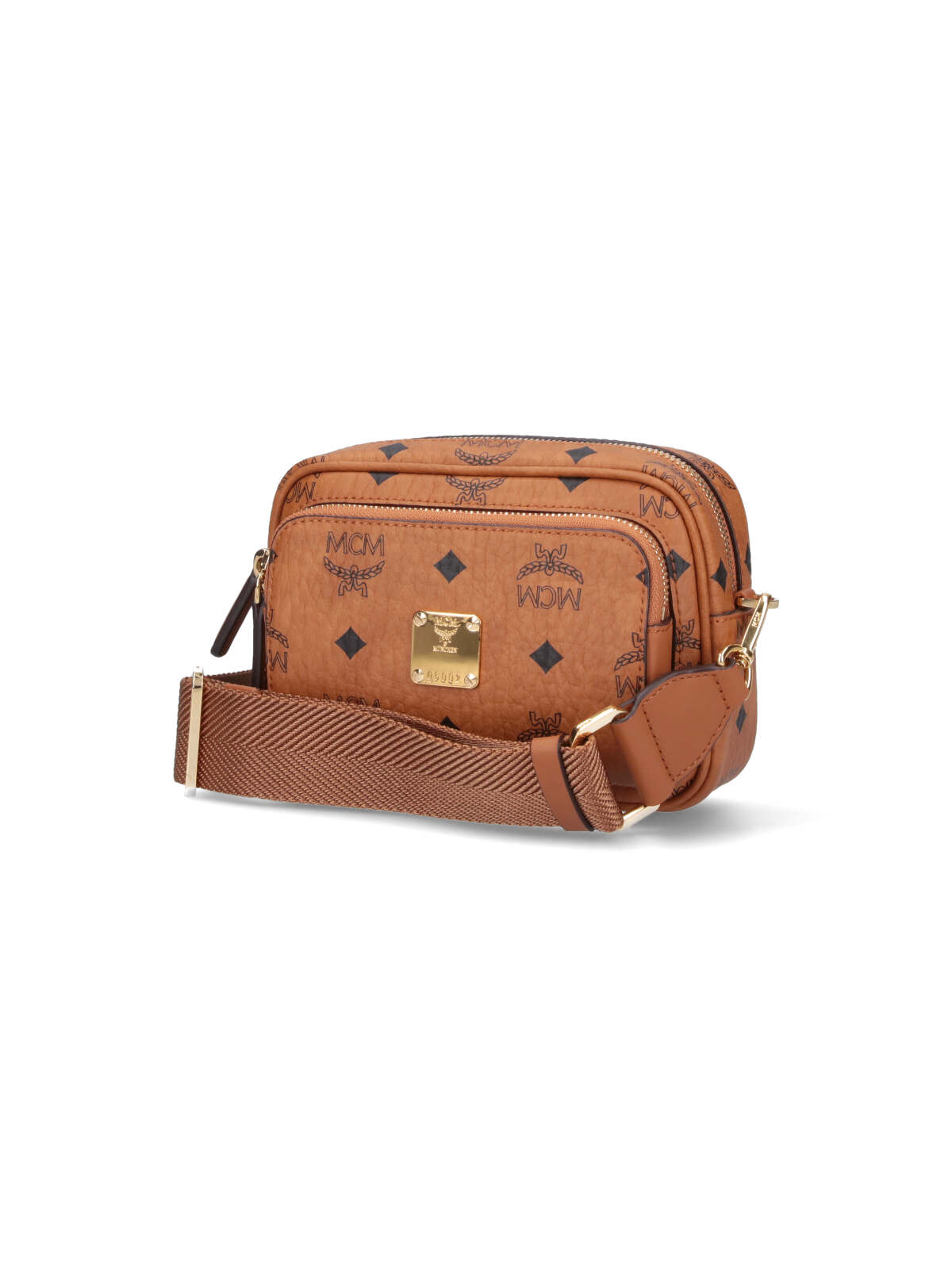 Shop Mcm Klassik Mini Bag In Brown
