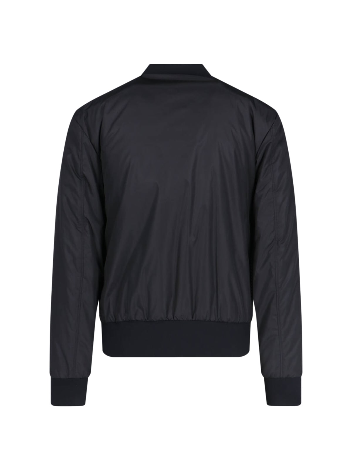Dolce & Gabbana Black Nylon Outerwear Jacket
