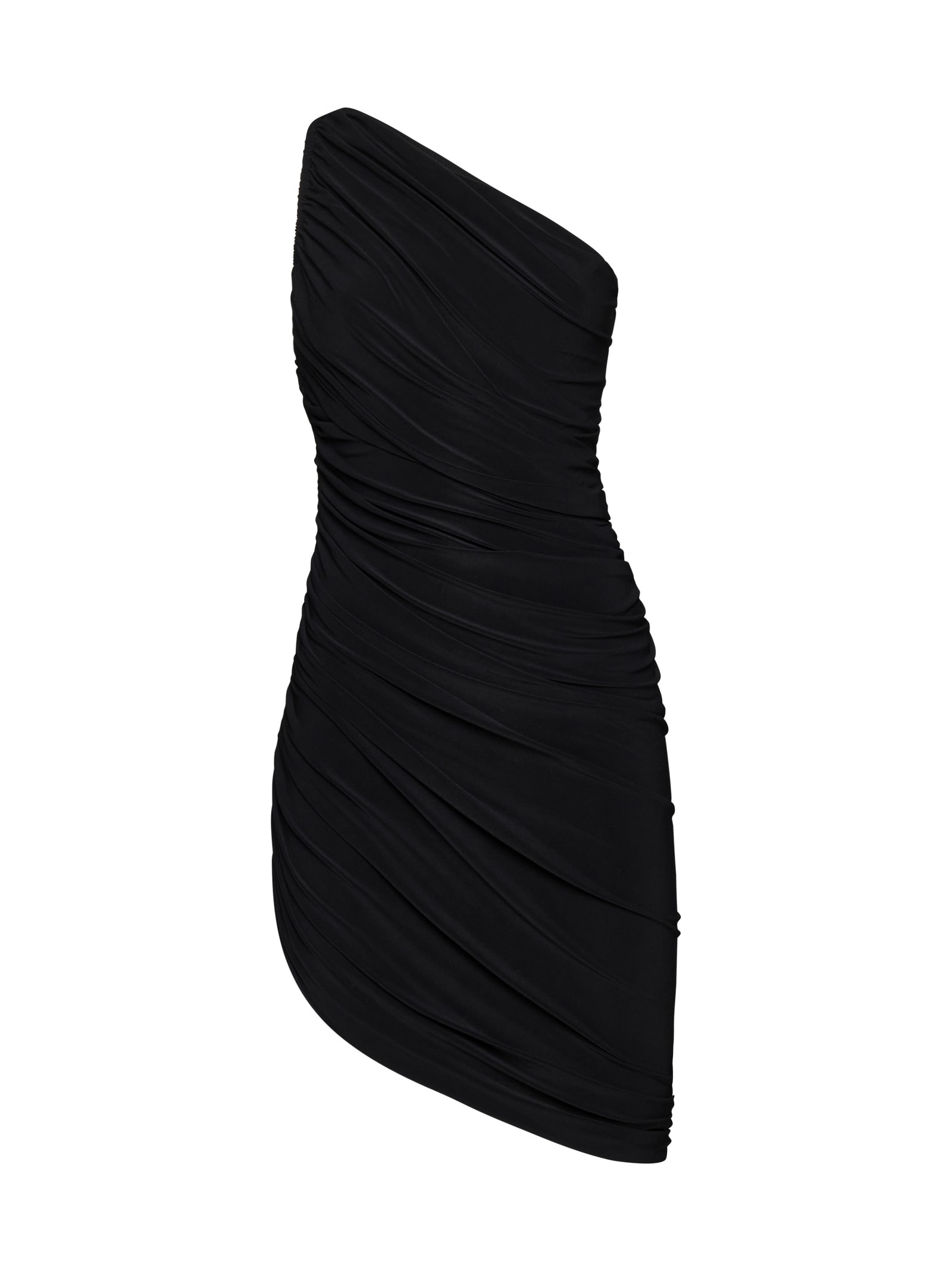 Shop Norma Kamali Dress In Black