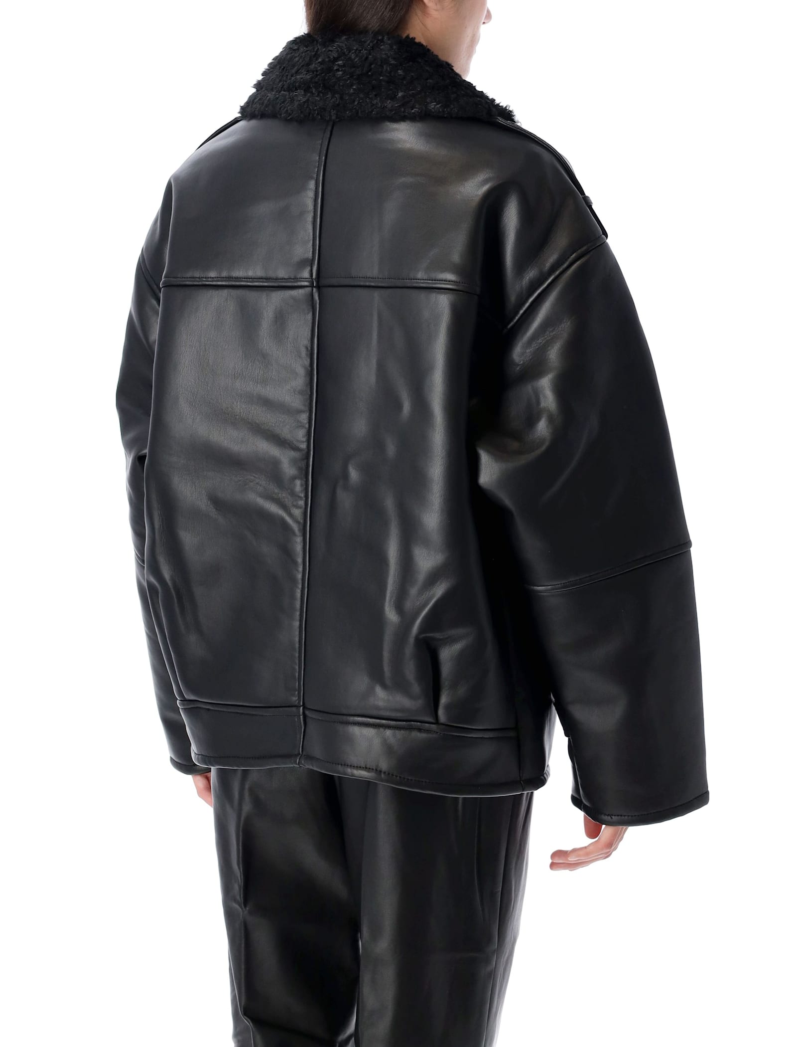 Shop The Garment The Brooklyn Aviator Jacket In Black