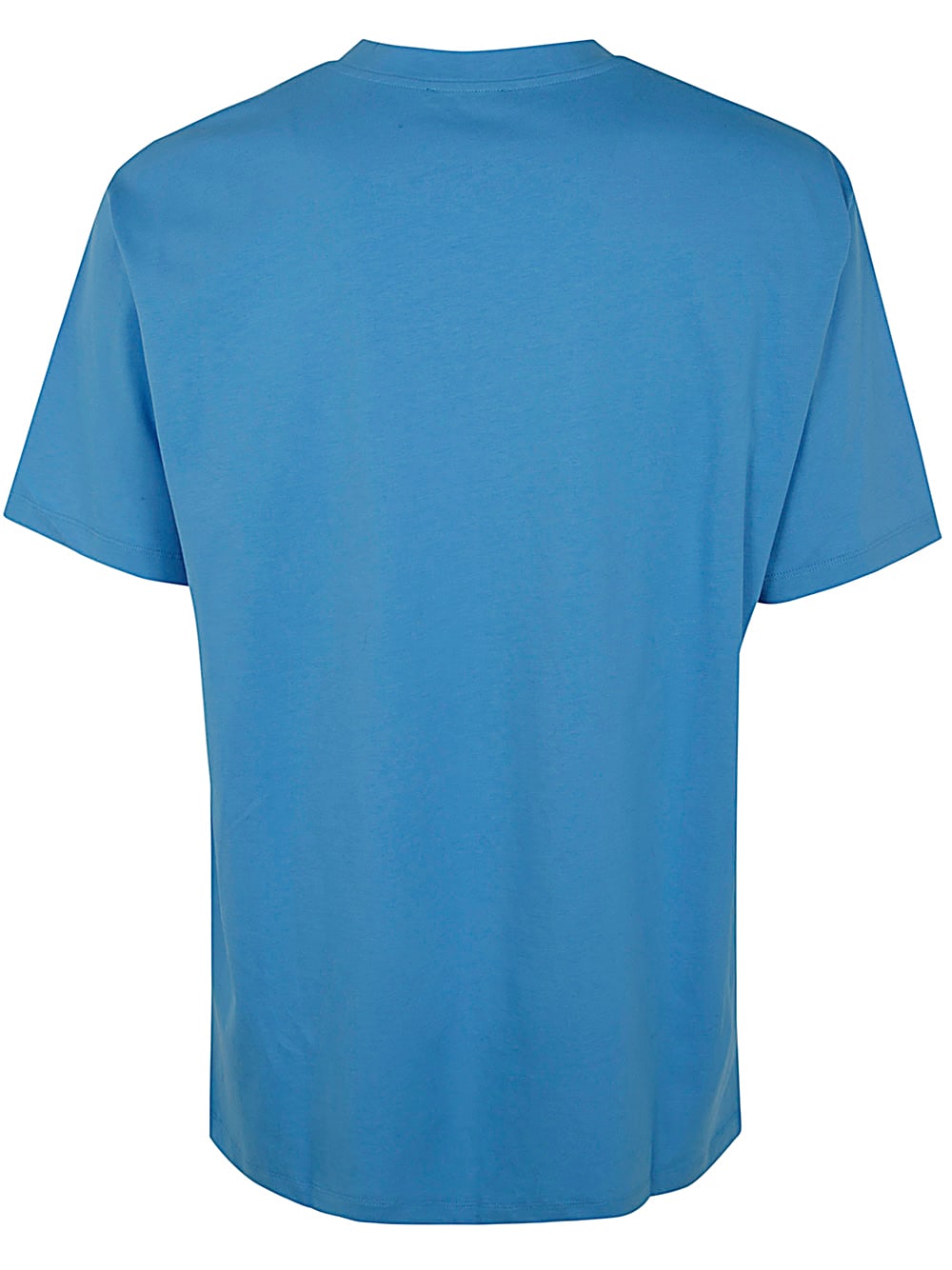 Shop Balmain Print T.shirt.straight Fit In Sme Sky Blue