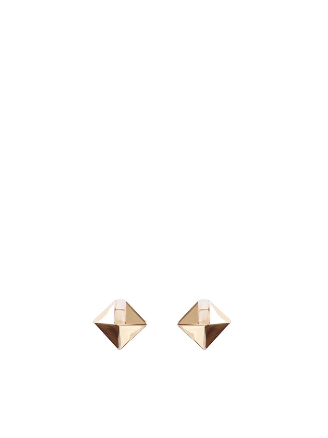 Valentino Garavani Metal Rockstud Earrings In Oro 18