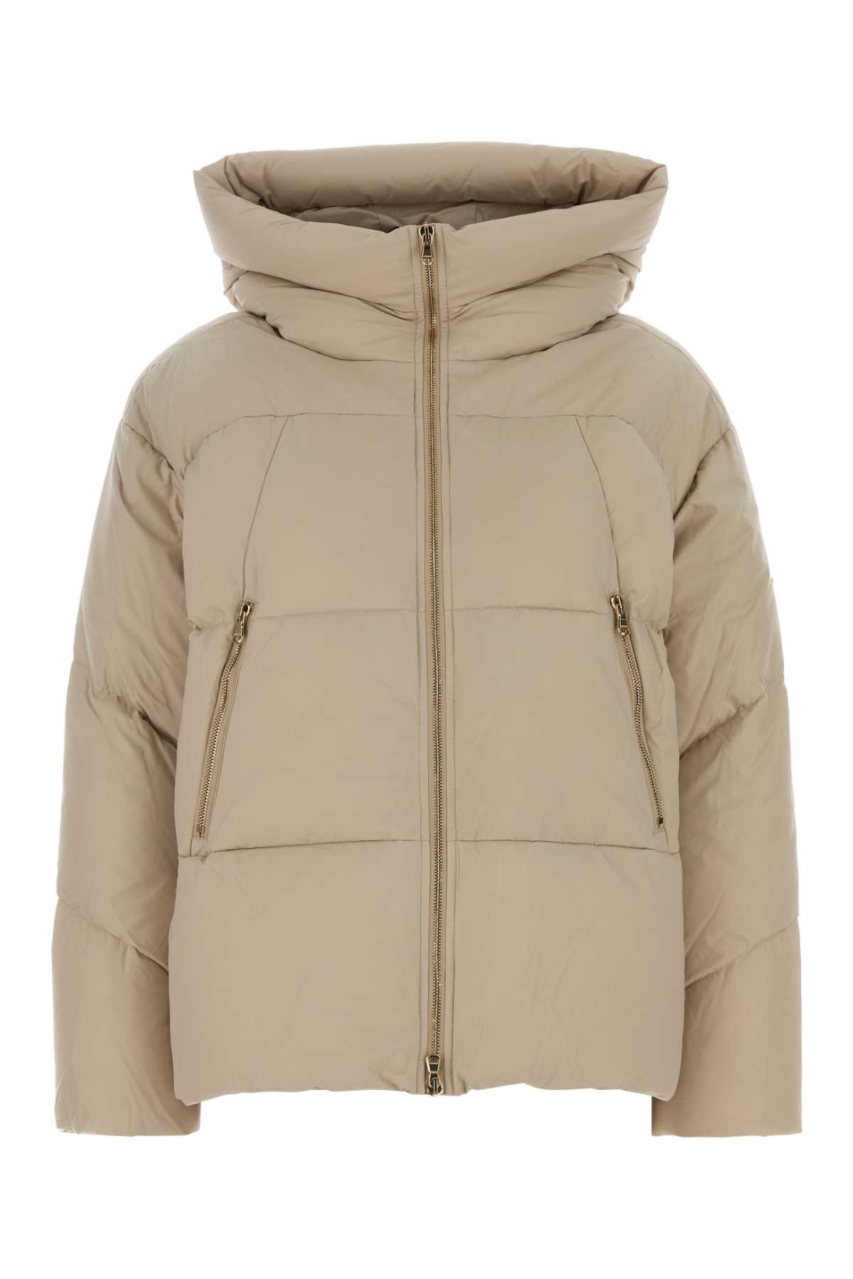 Tatras Sand Nylon Gigi Down Jacket In Nude