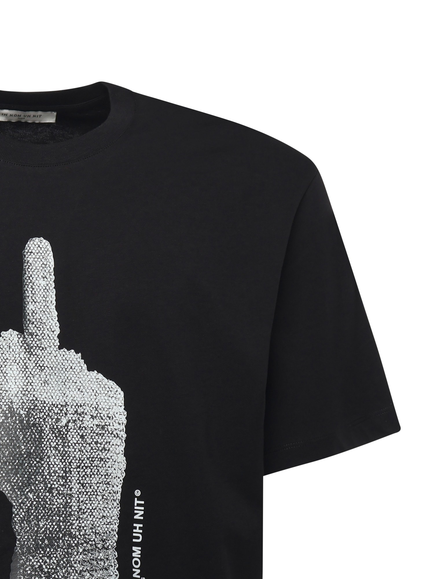 Ih Nom Uh Nit Graphic Printed Crewneck T-shirt In Black