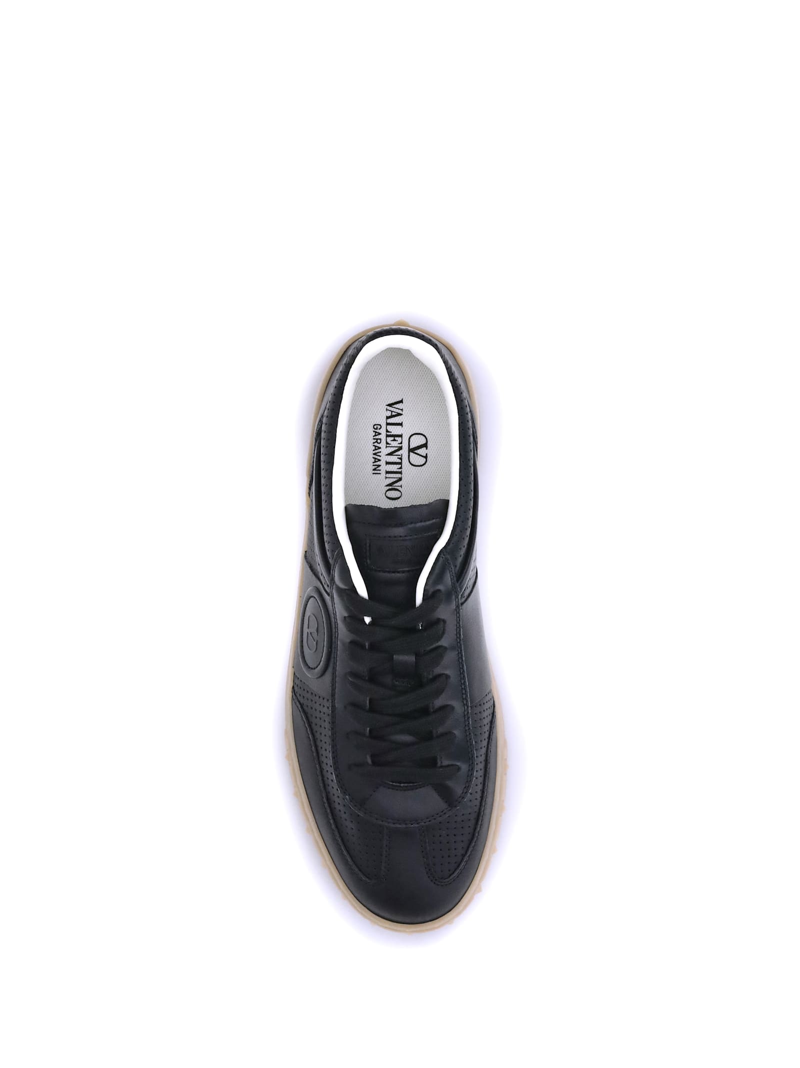 Valentino Upvillage Low-top Sneakers In Black
