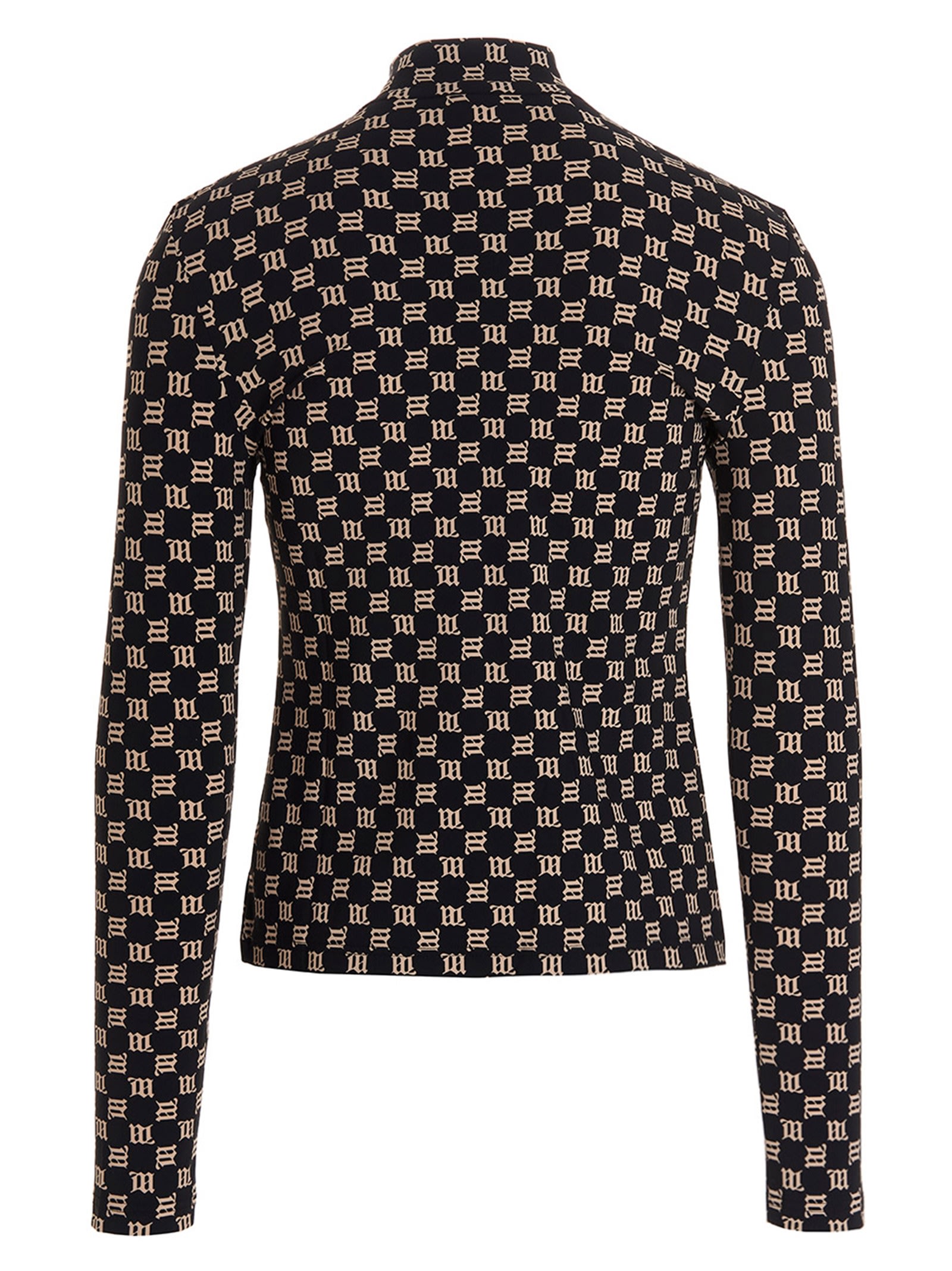 Shop Misbhv Monogram Sweater In Black