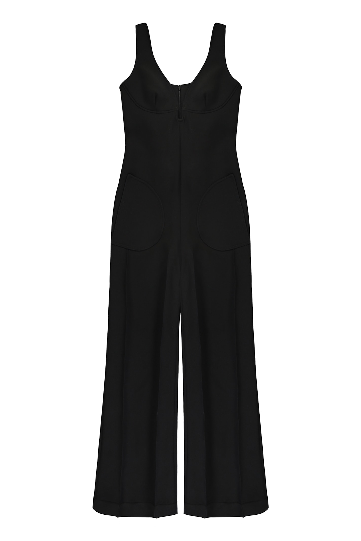 Shop Ellery Wide-leg Pants Jumpsuit In Black