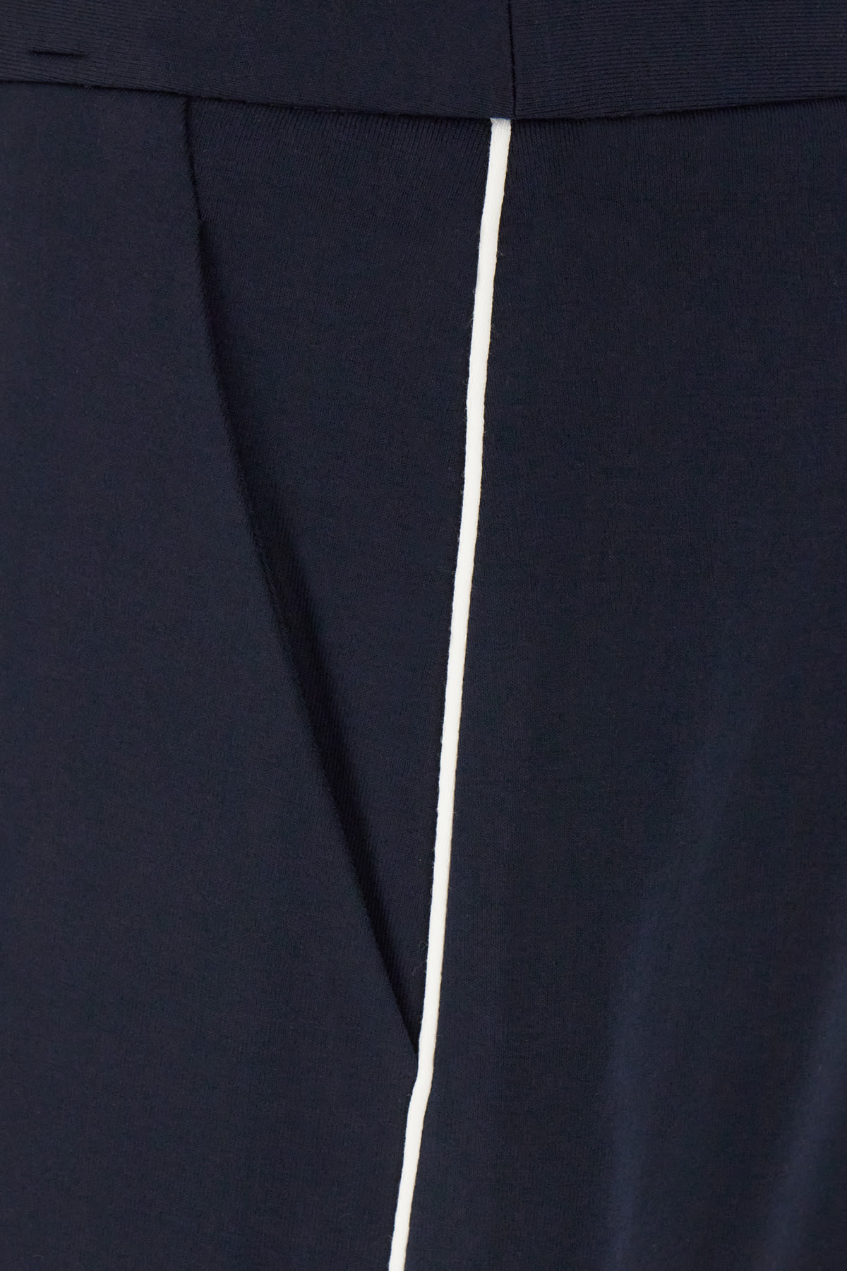 Circolo 1901 Embroidery Detail Stretch Cotton Wide-leg Trousers In 447