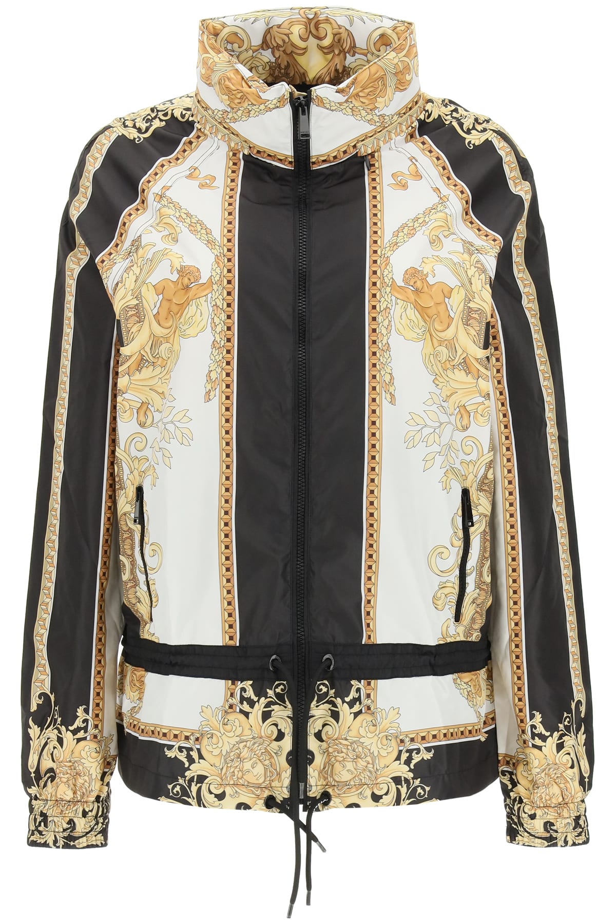 Versace Nylon Jacket With Medusa Renaissance Motif