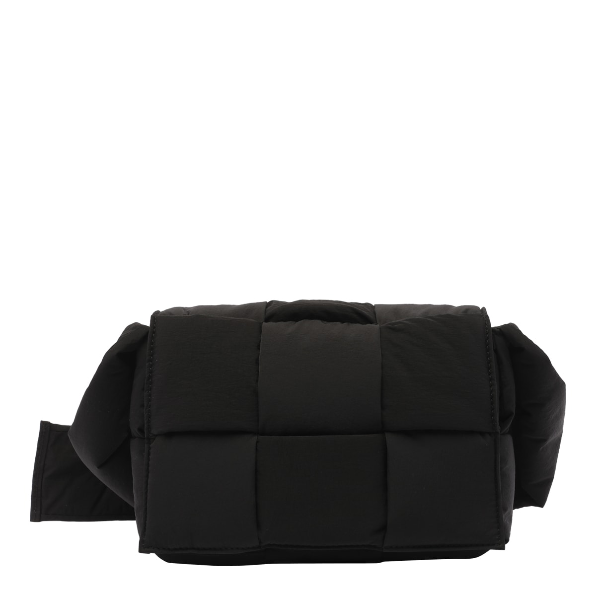 Shop Bottega Veneta Small Padded Tech Cassette In Black