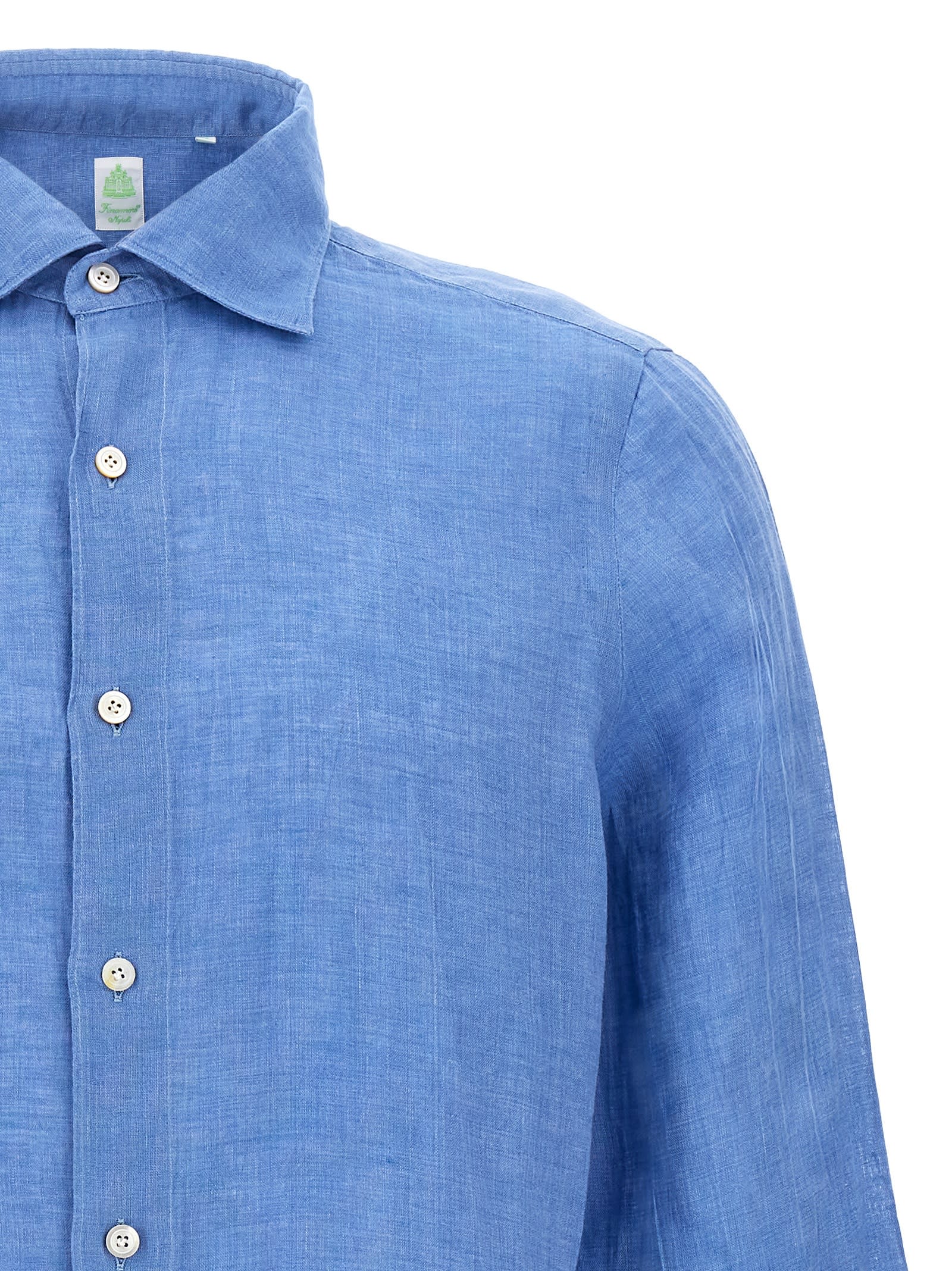Finamore 1925 Finamore 'gaeta' Shirt In Blue