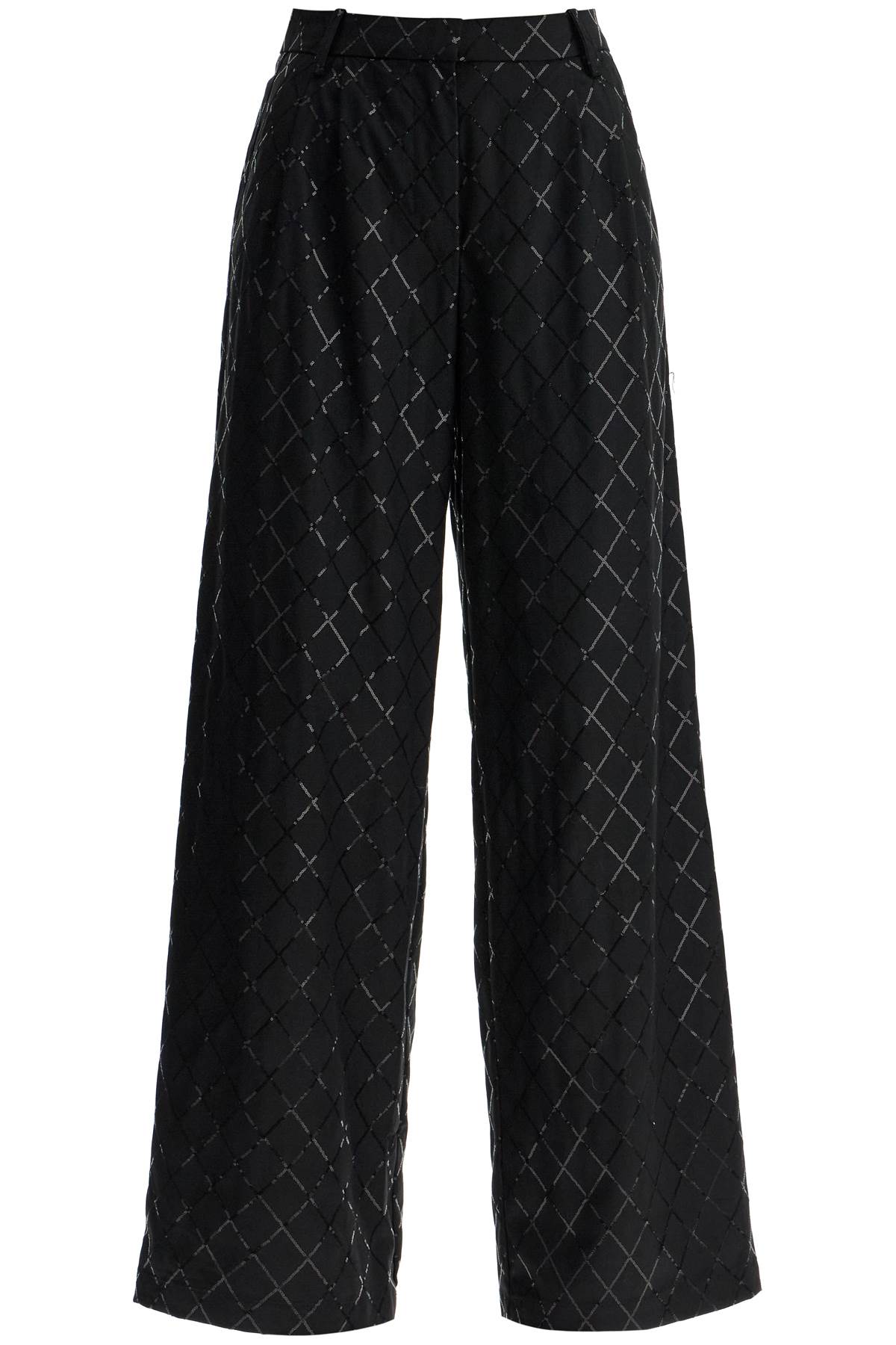 Wide Pants With Sequins.