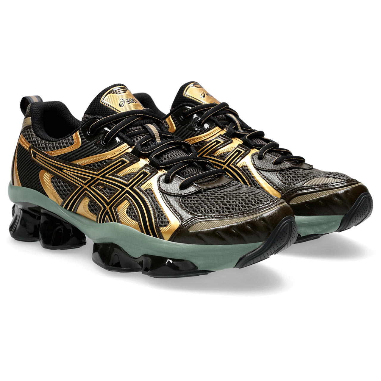 Shop Asics Gel-quantum Kinetic In Dark Sepia Black