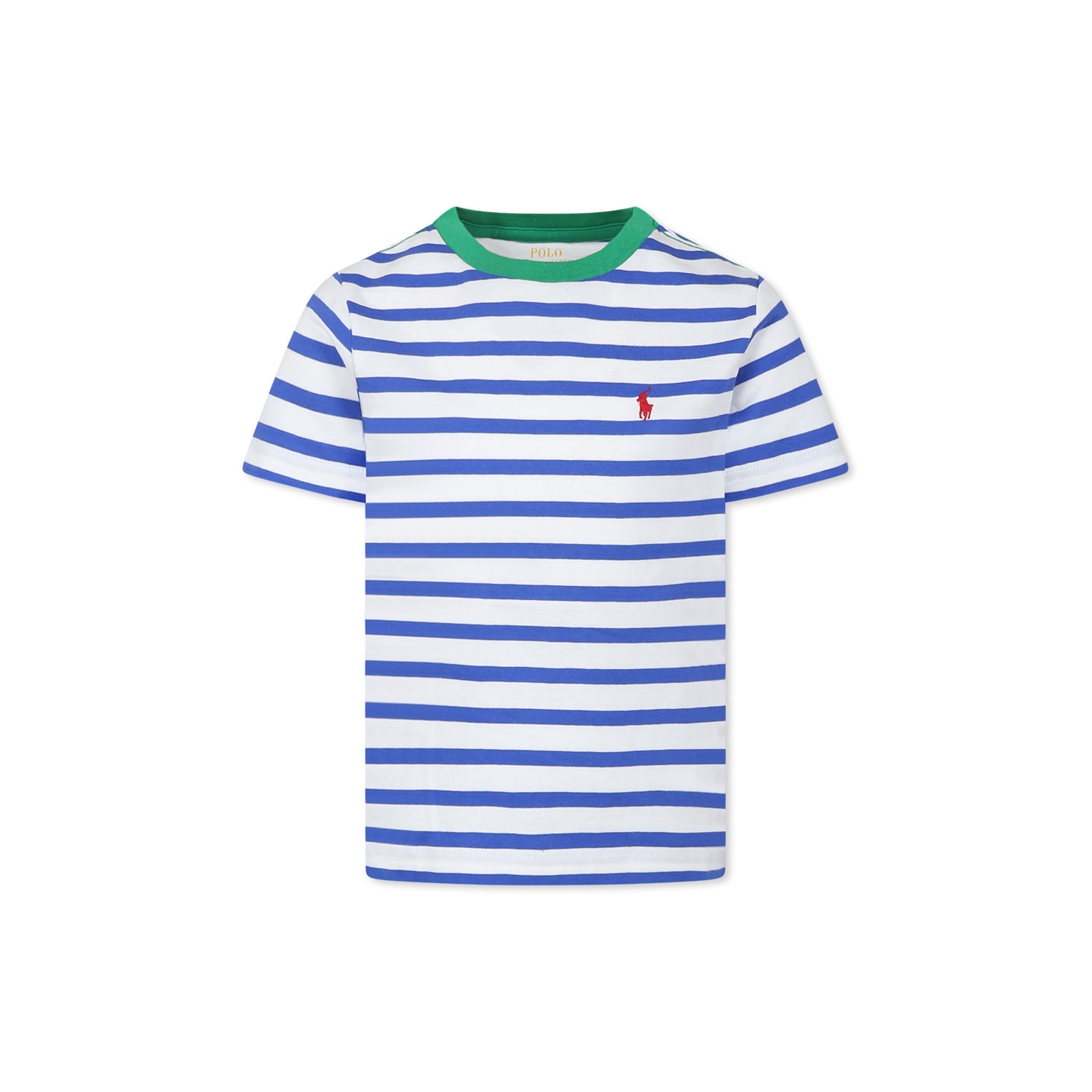 Ralph Lauren Multicolor T-shirt For Boy With Horse