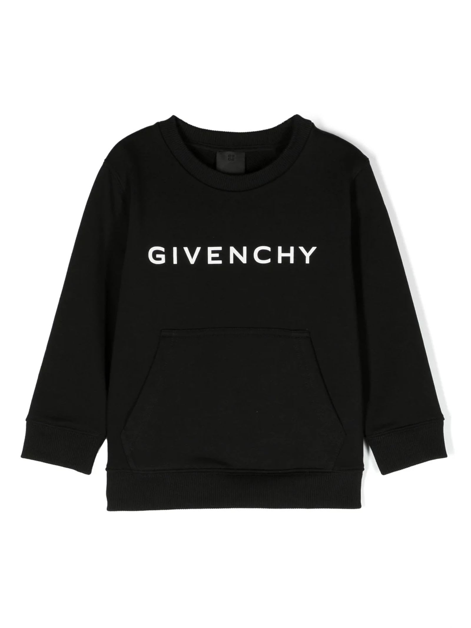 Shop Givenchy Kids Sweaters Black