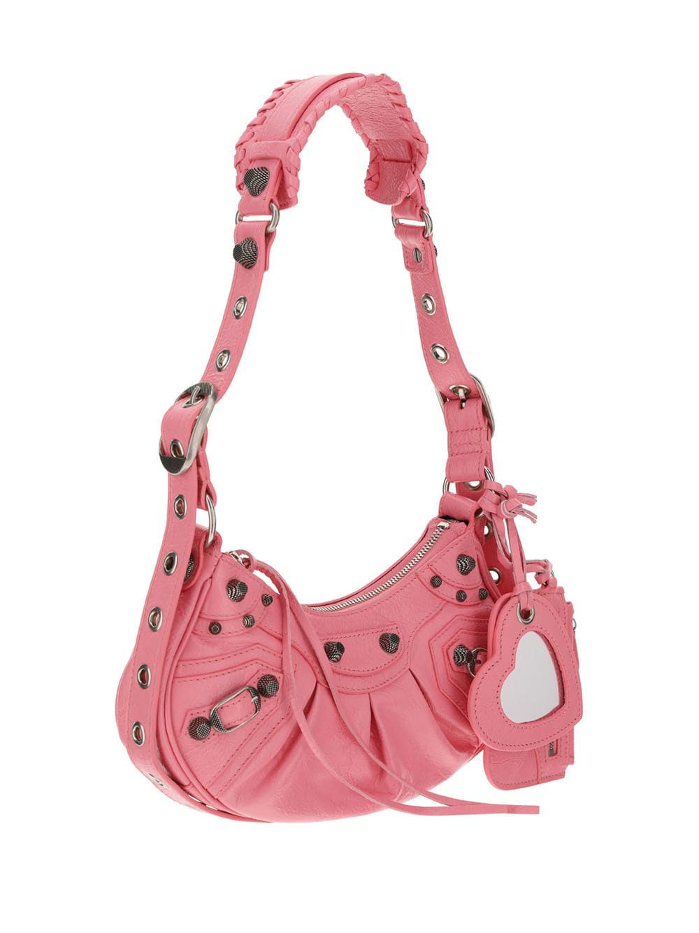 Shop Balenciaga Le Cagole Shoulder Bag In Pink