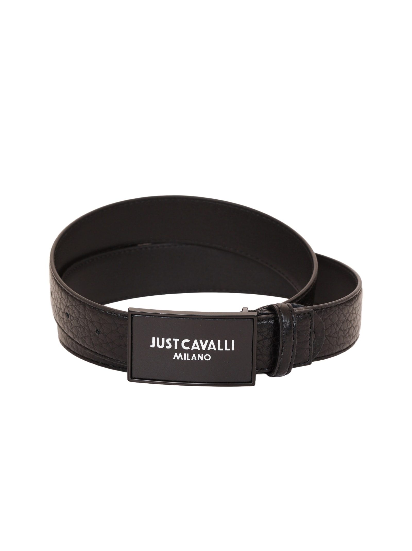Just Cavalli Mens Belt In Black