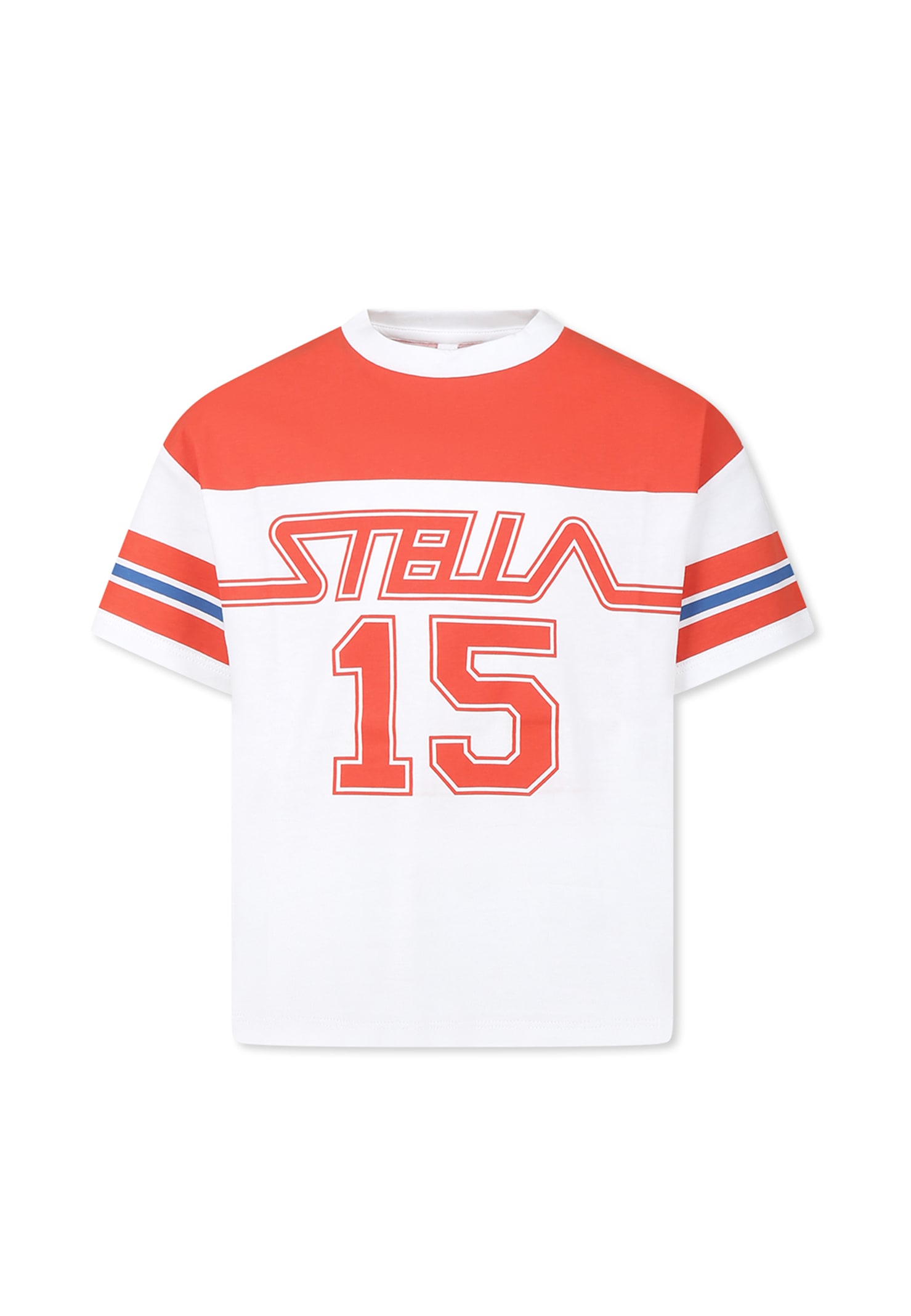 Stella Mccartney White T-shirt For Boy With Logo In White