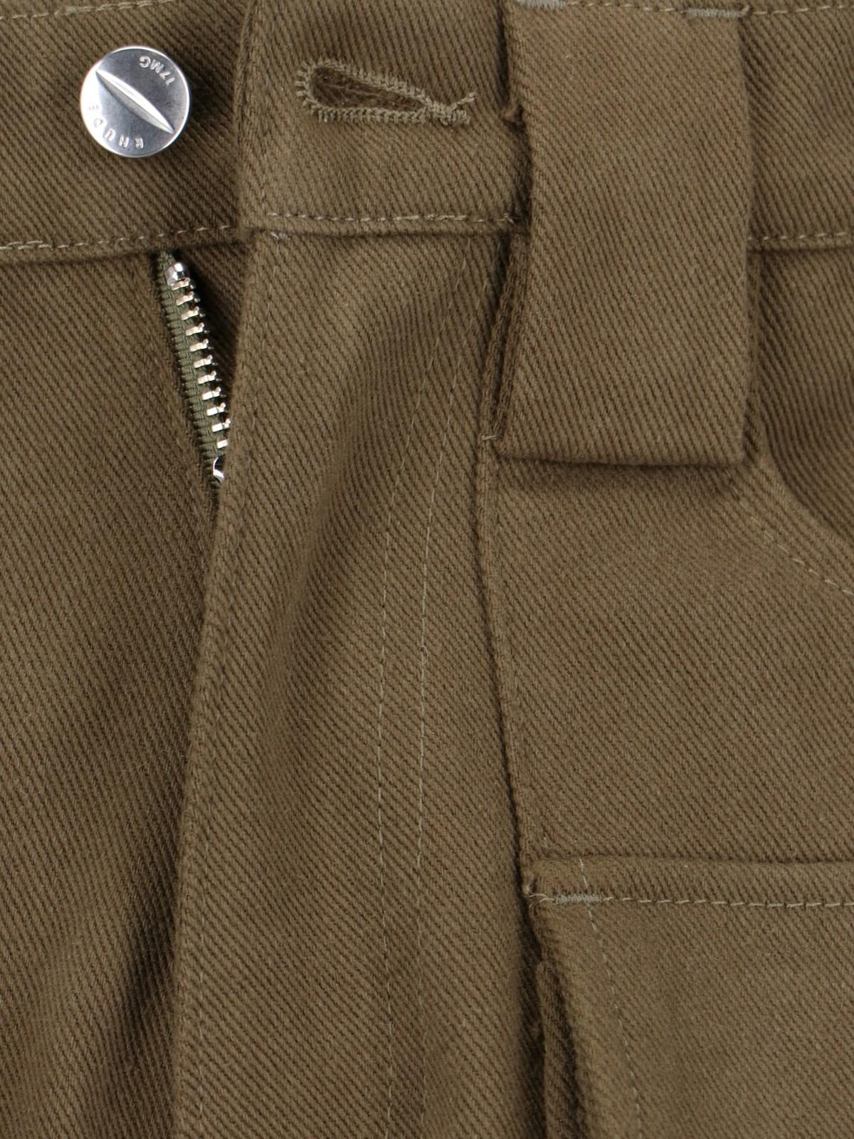 Shop Rhude Cargo Pants In Verde Militare
