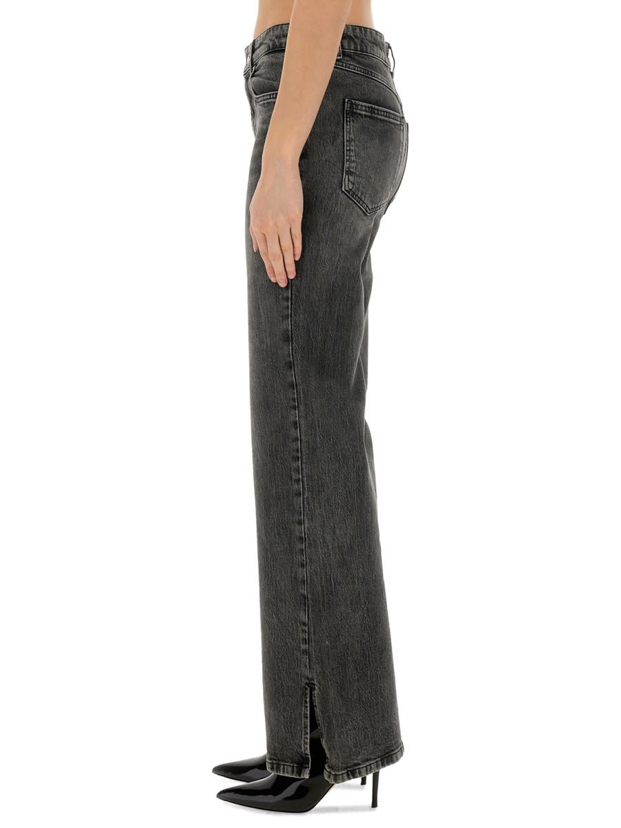 Moschino Jeans In Denim In Grey