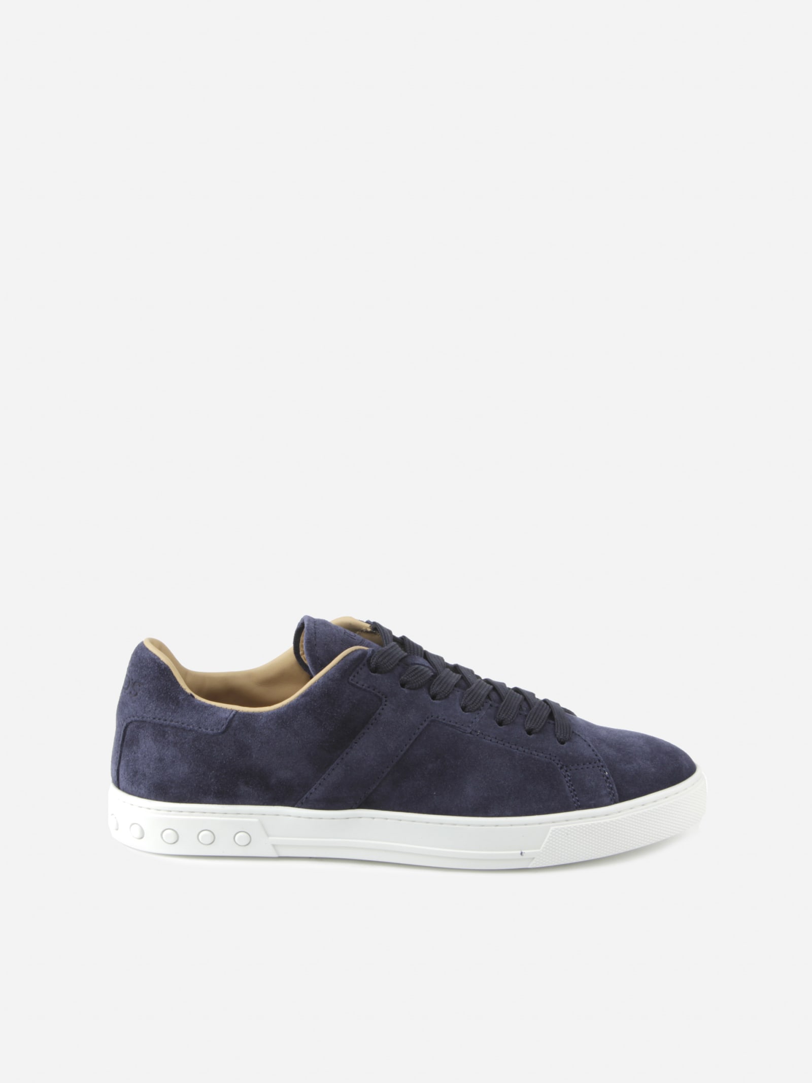 Tods Suede Sneakers With Monogram Detail