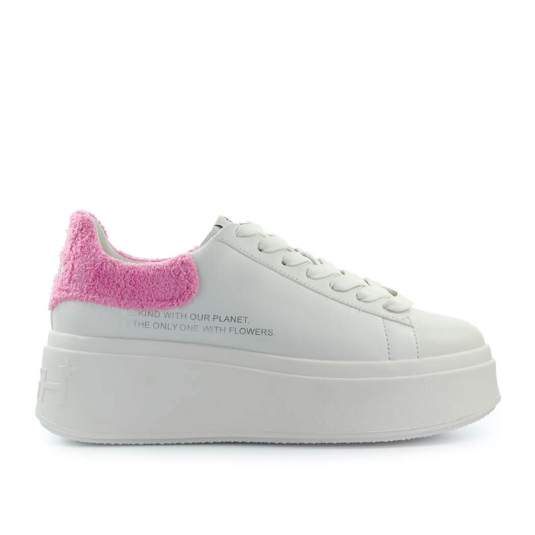 Ash Moby Be Kind White Pink Sneaker