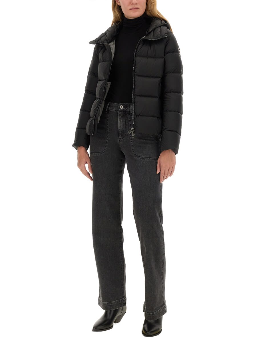 Shop Colmar Down Jacket With Logo In Black