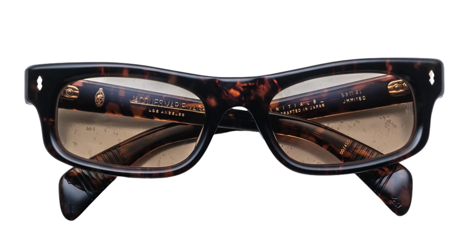 Shop Jacques Marie Mage Initials - Agar Sunglasses In Havana