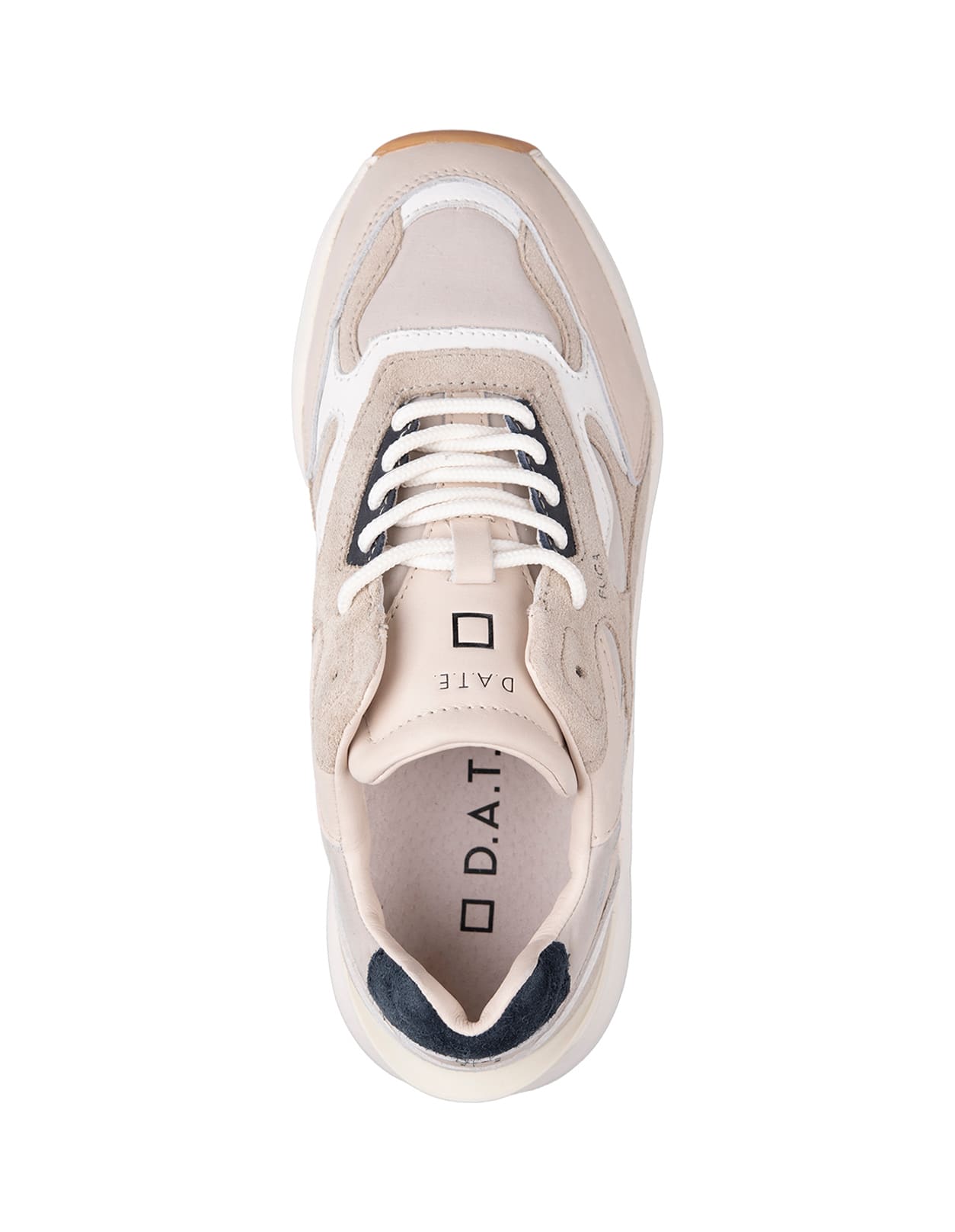 Shop Date Fuga Running Sneakers In Ivory D.a.t.e. In Avory