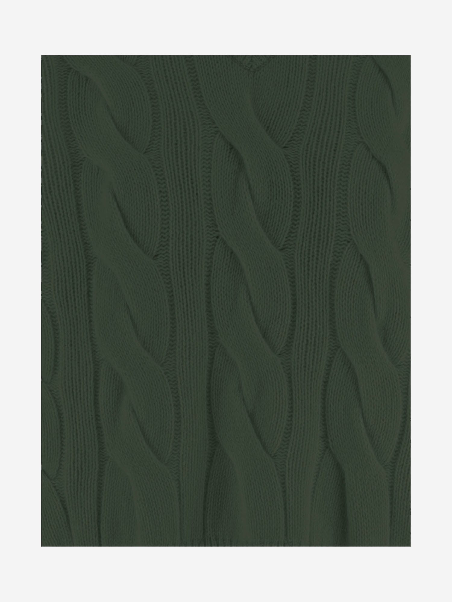 Polo Ralph Lauren Wool And Cashmere Knit In Green