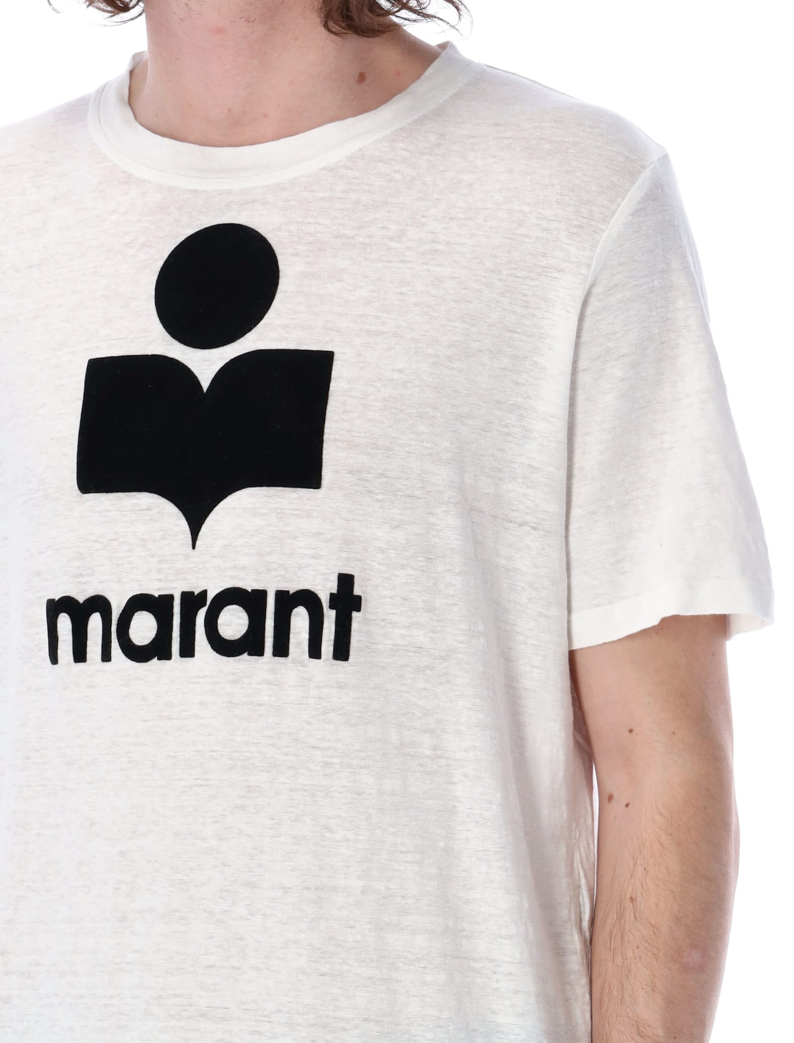 Shop Isabel Marant Karman T-shirt In White