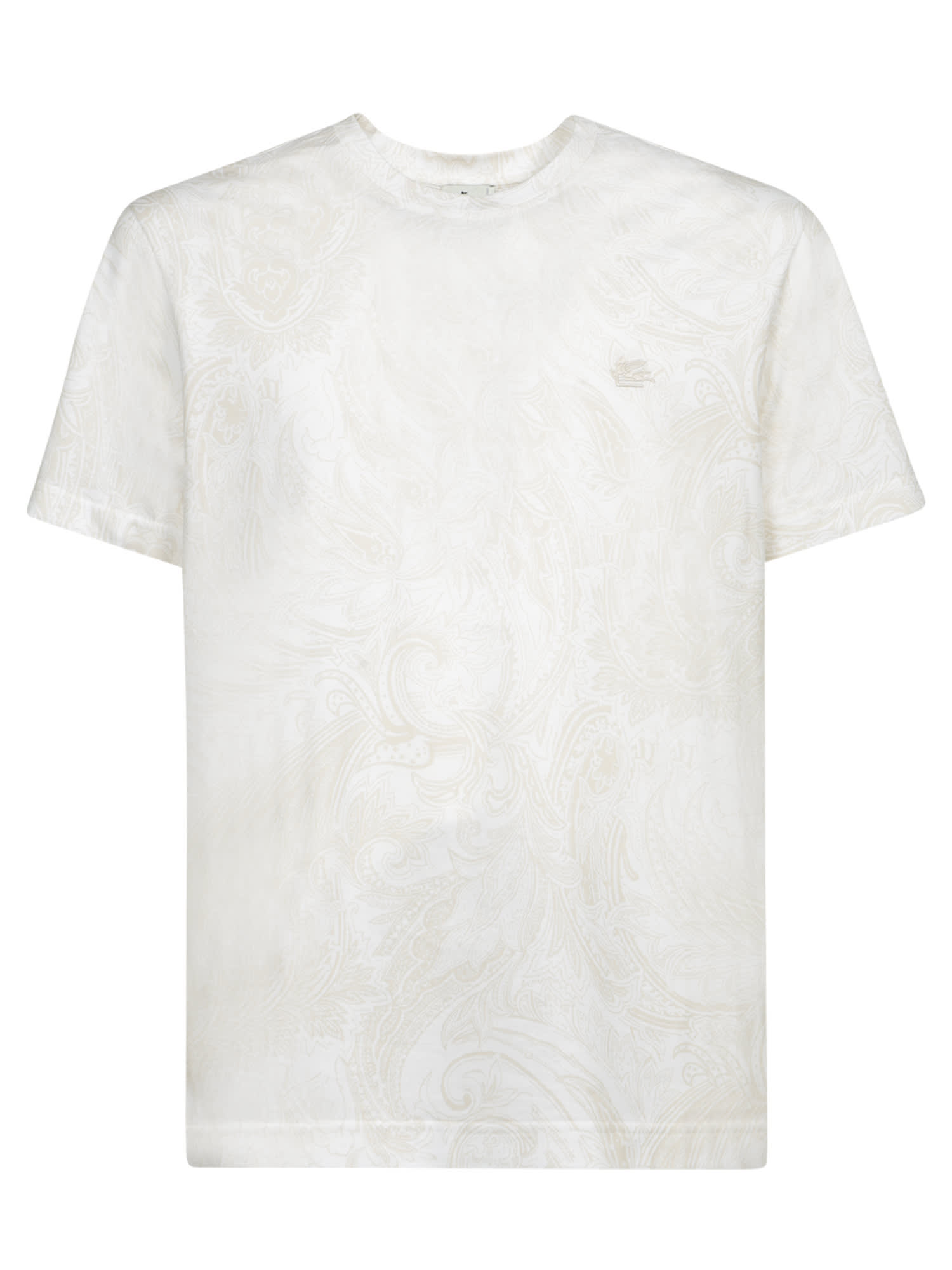 Shop Etro Roma White T-shirt