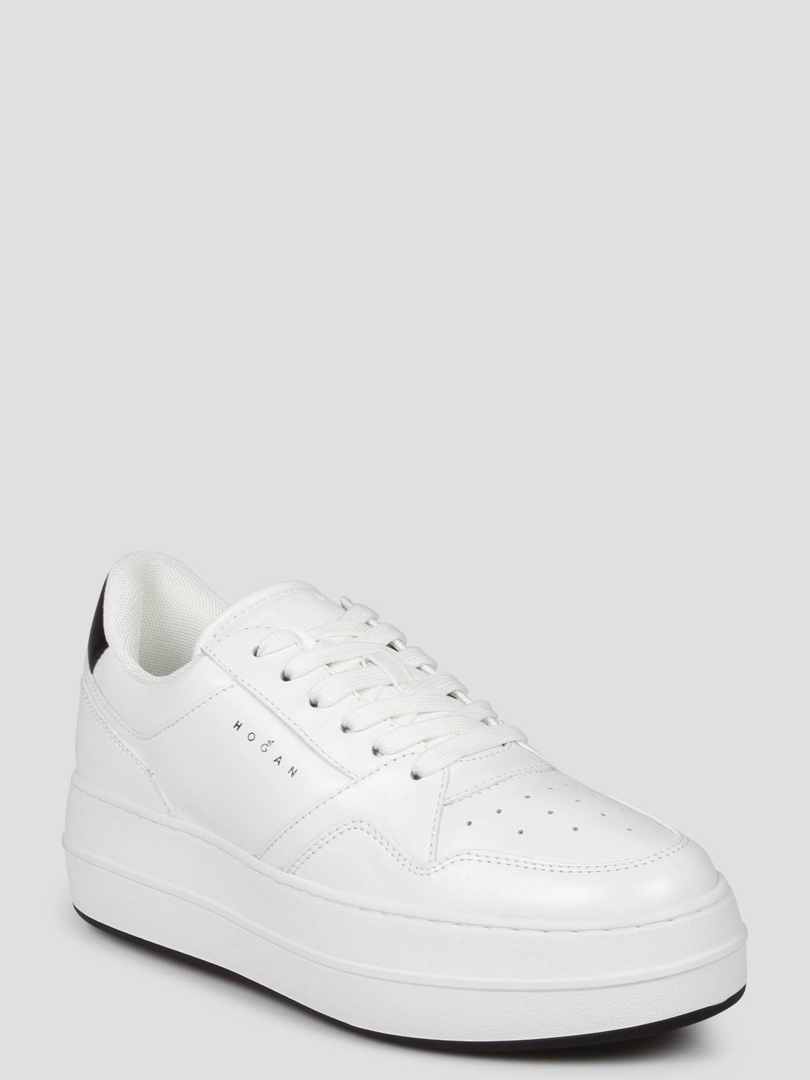 Shop Hogan Skyscraper H-670 Sneakers In White