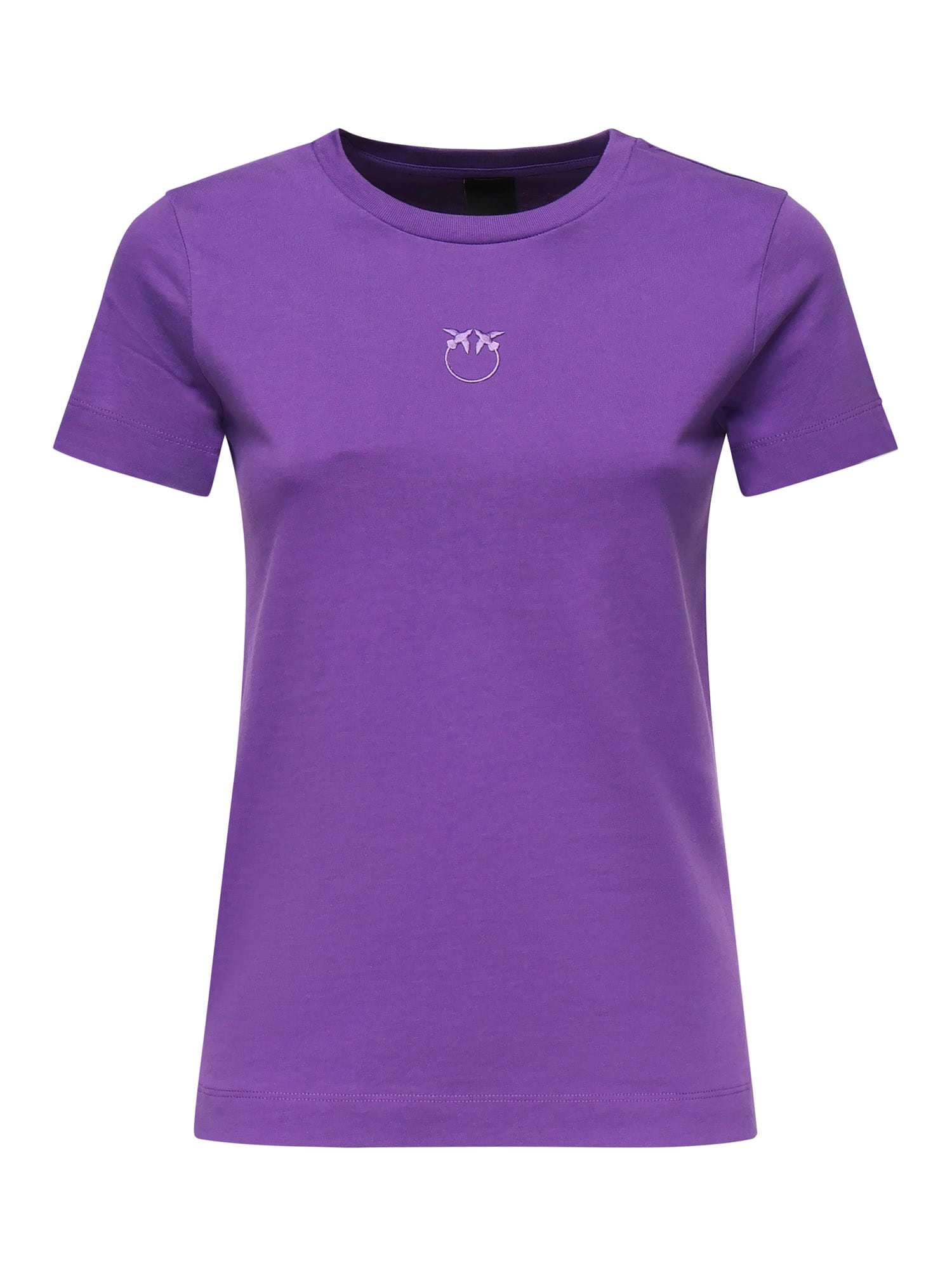 T-shirt With Logo Embroidery