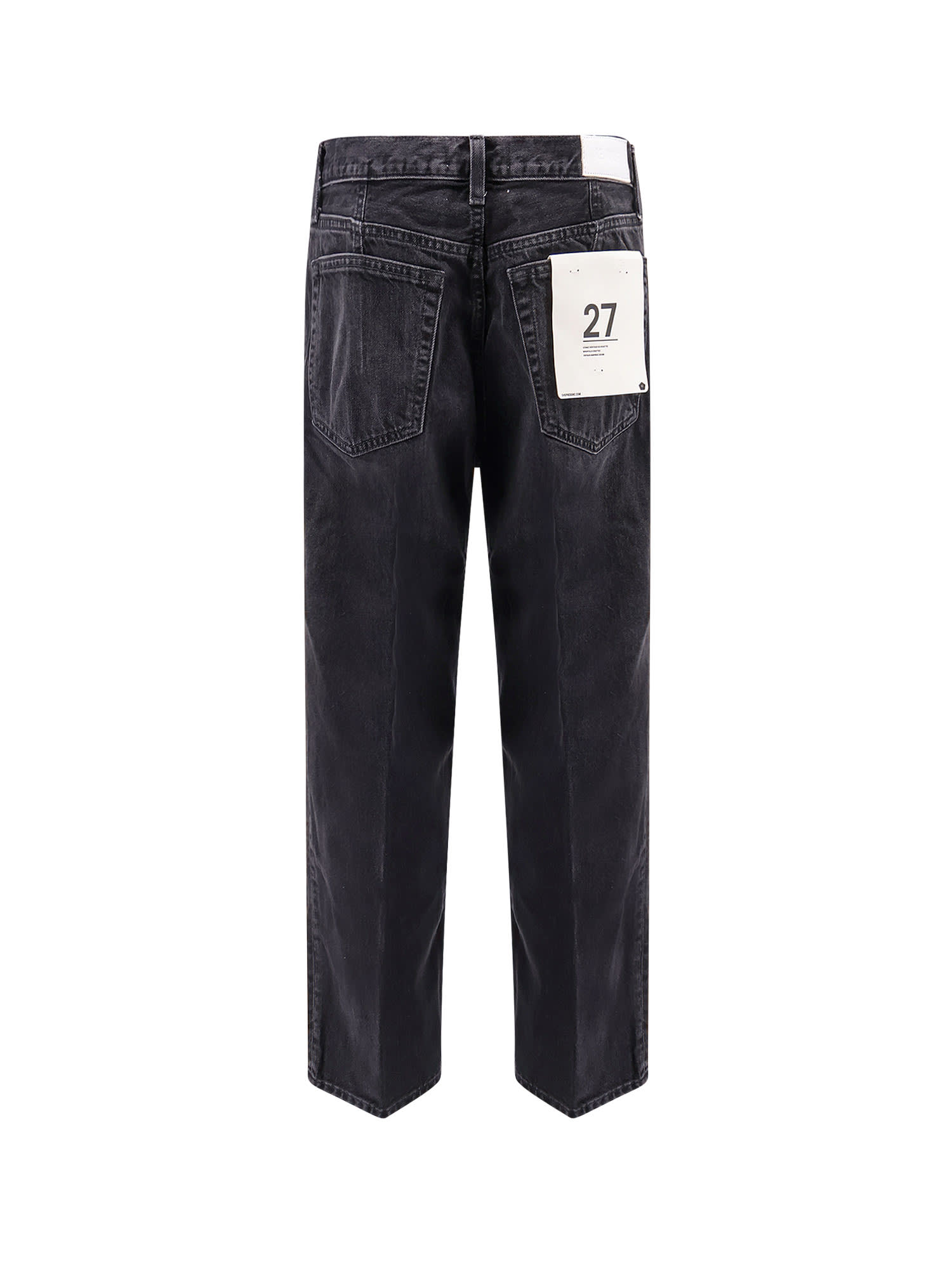 Re/done The Ollie Black Denim Jeans In Black