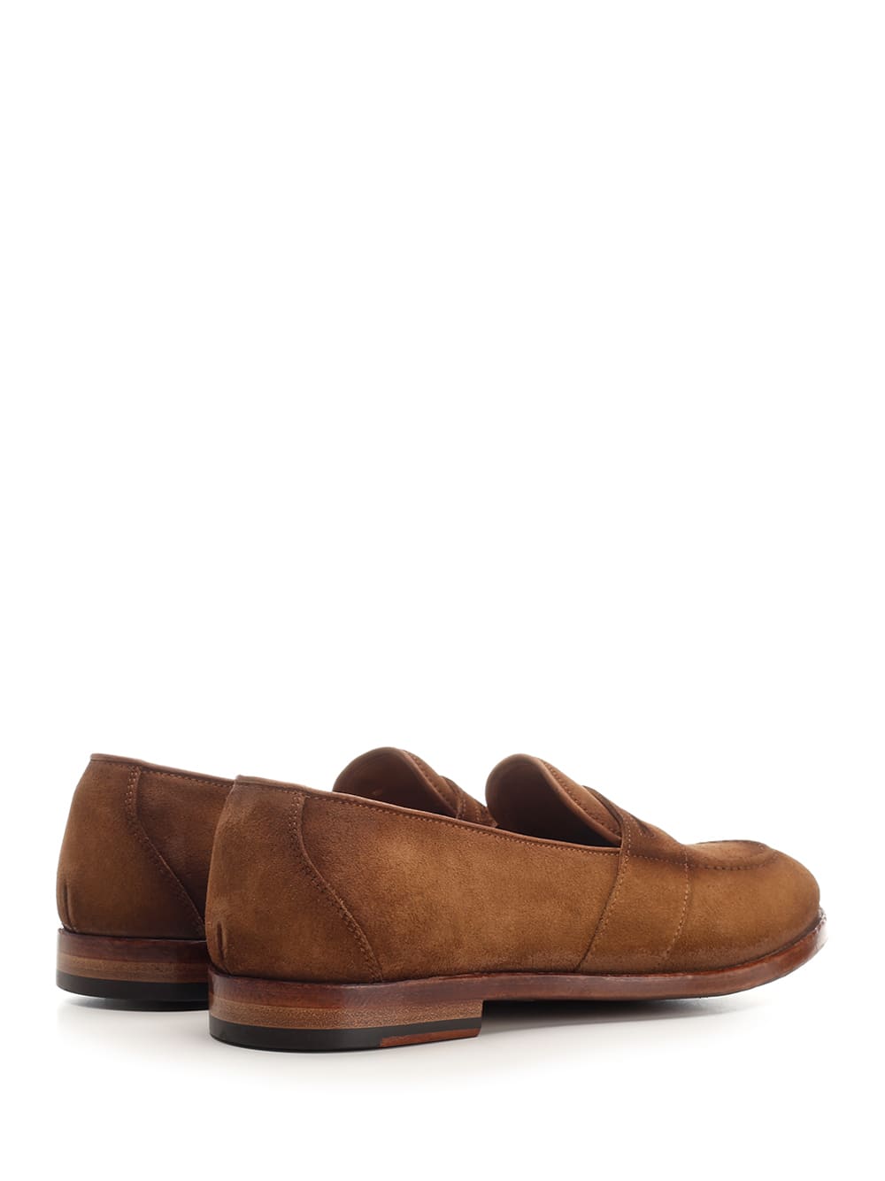 Shop Officine Creative Temple 016 Suede Loafer In Brown