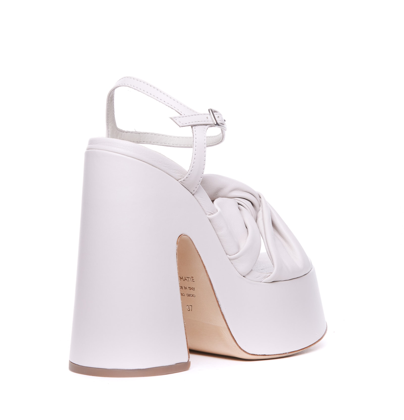 Shop Vic Matie Bonbon Pump Sandals In White